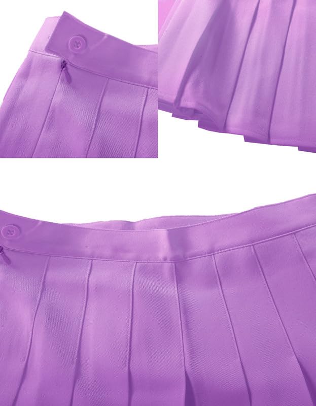 Pleated School Dress for Girls - Tennis & Scooter Skirt