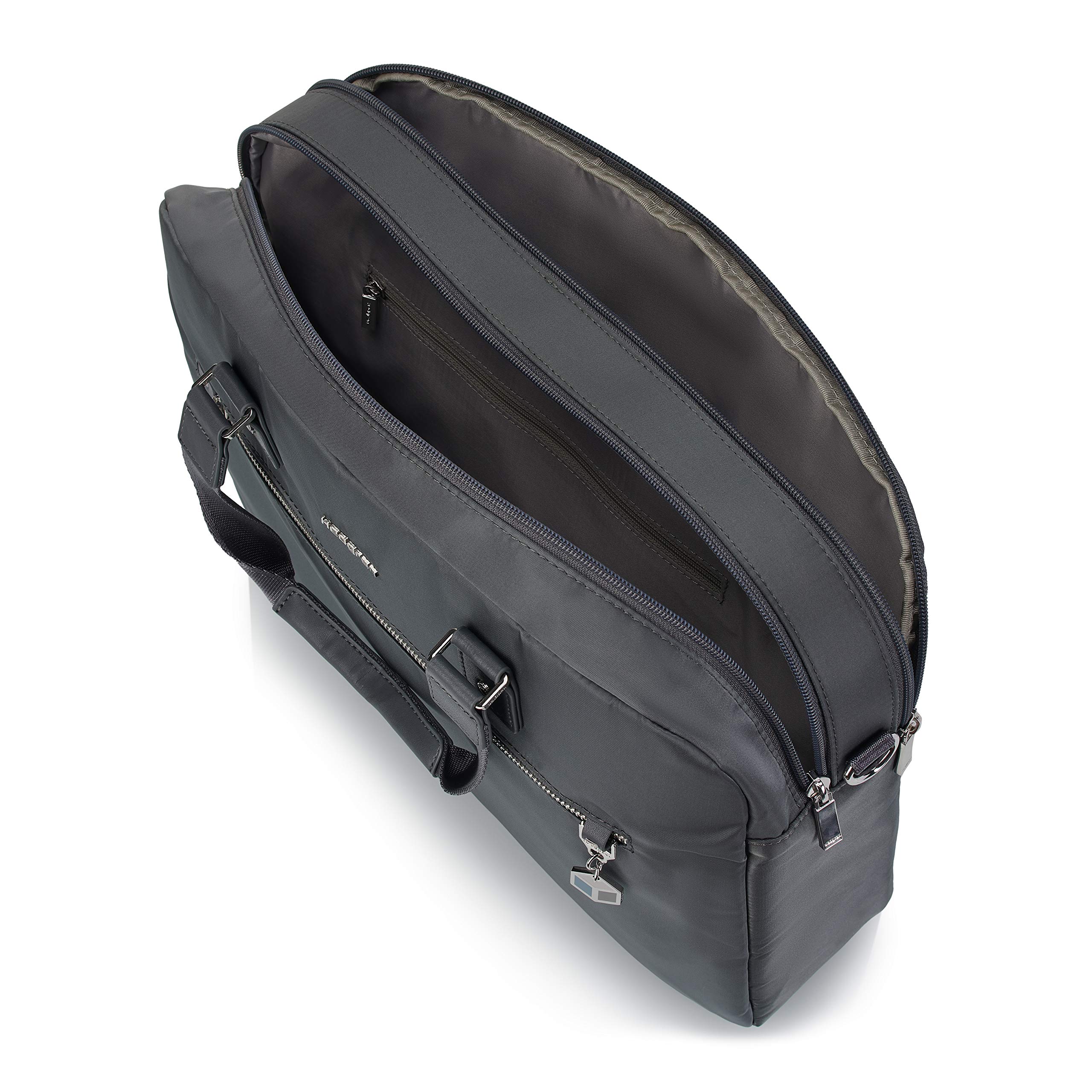 Hedgren Opalia 15.6 Inch Laptop Bag for Women & Men - Durable Business Backpack with Padded Compartment - Iron Gate Grey - Perfect for Work, Travel & Daily Commute