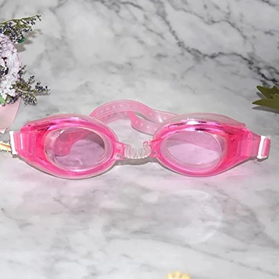 Best Pink Swimming Goggles for Women & Kids - Anti-Fog UV Protection Swim Goggles for Pool, Beach & Competitive Swimming