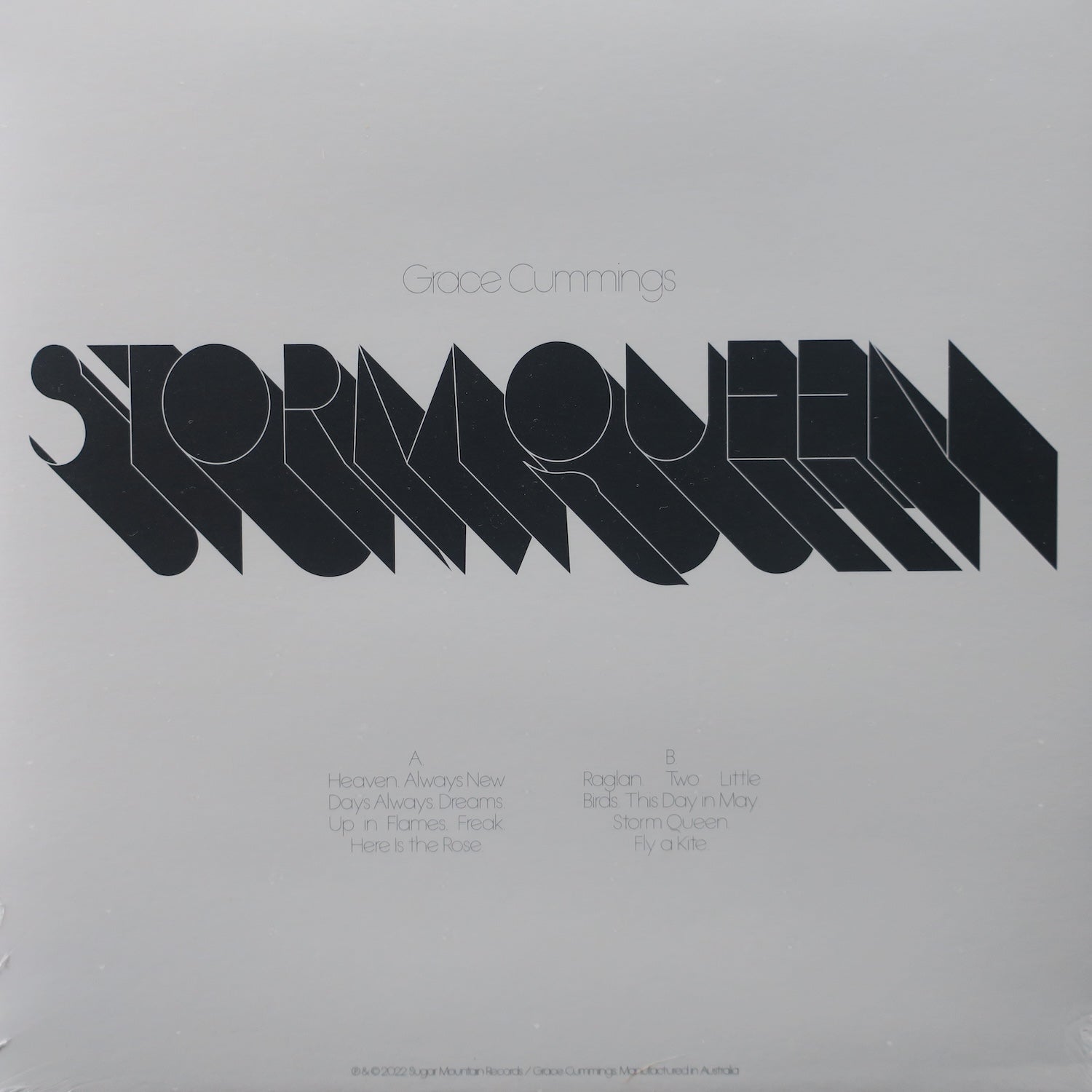 GRACE CUMMINGS 'Storm Queen' CRIMSON RED Vinyl LP Record (2022 Folk Rock Album) - Perfect for Music Collectors & Vinyl Enthusiasts