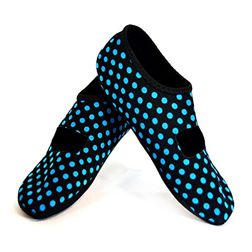 Black/Blue Polka Dots