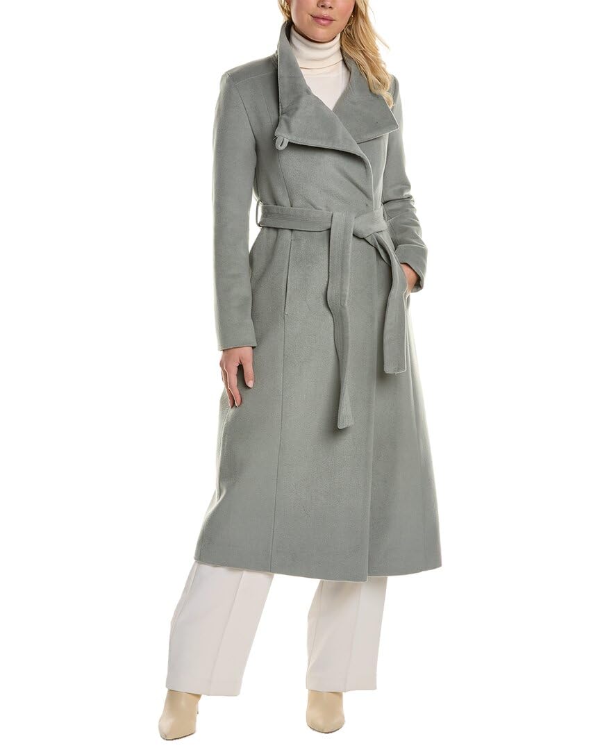 Kenneth Cole Women's Fencer Melton Wool Maxi Coat - Warm Winter Long Coat for Women, Elegant Outerwear for Office, Party & Formal Occasions
