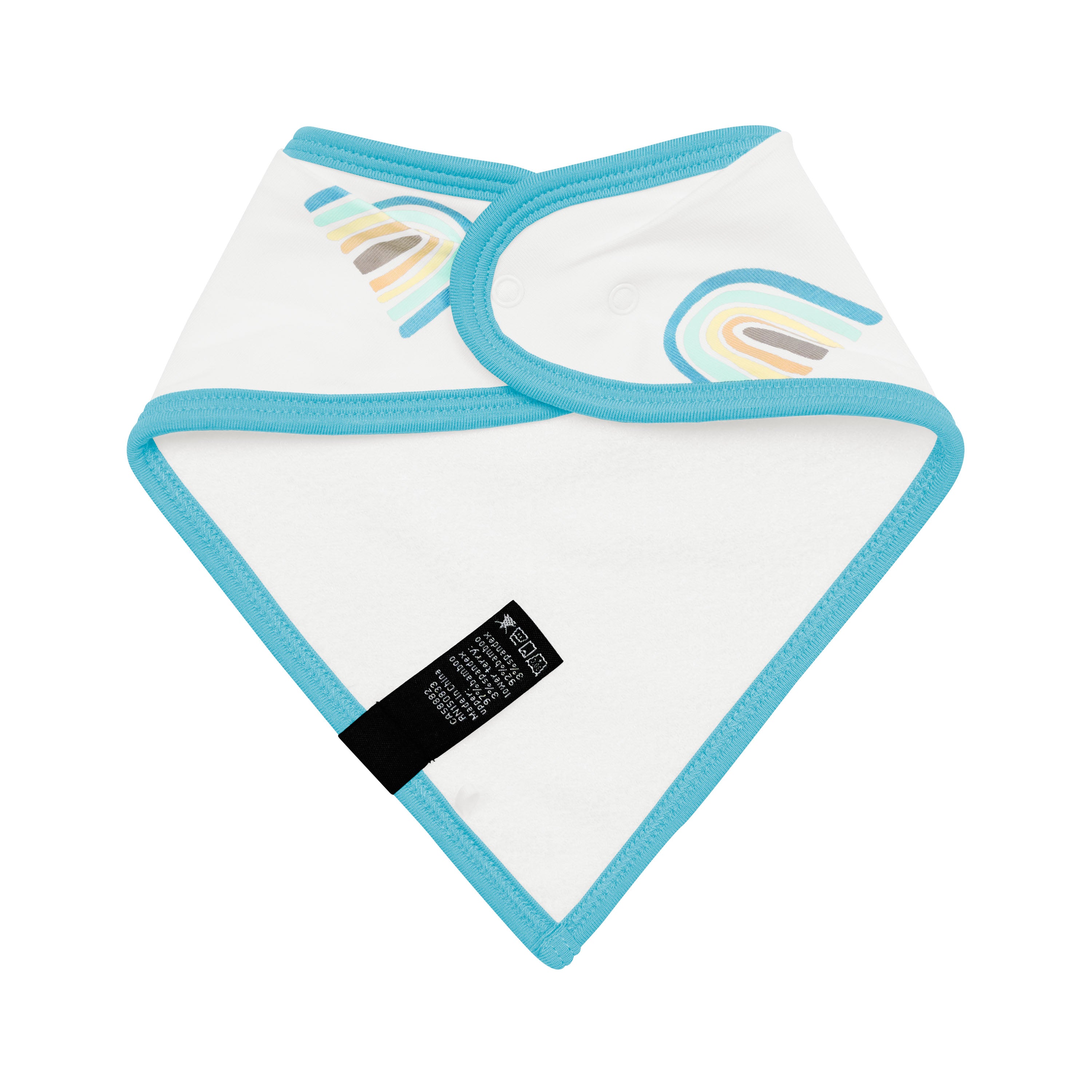Makai Rainbow Baby Bib - Soft, Adjustable & Waterproof for Messy Meals & Toddler Feeding - Perfect for Infants, Kids & Everyday Use