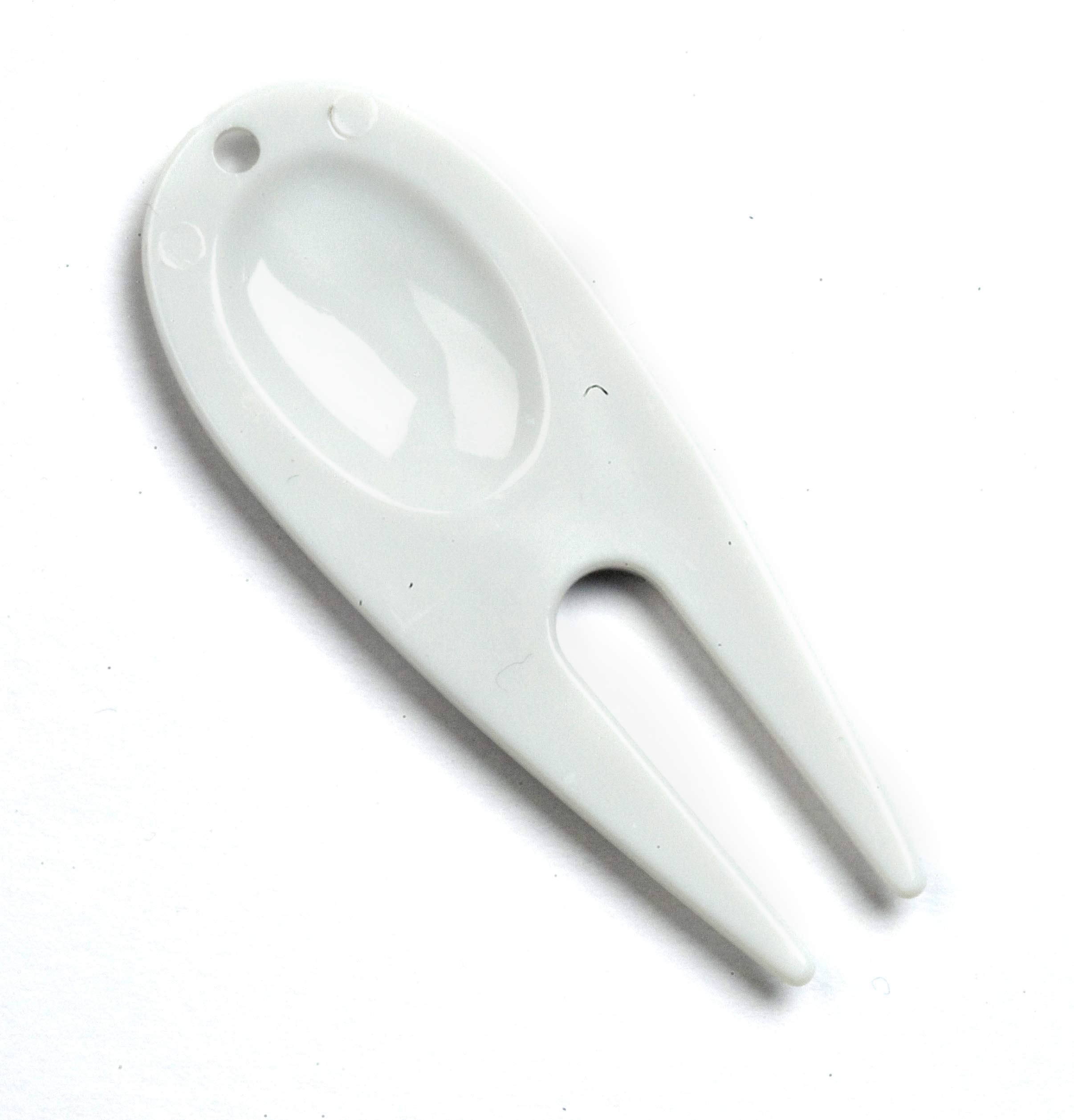Premium Plastic Divot Repair Tools - Pack of 20 White Golf Accessories for Greens | Perfect for Golf Course Maintenance & Practice