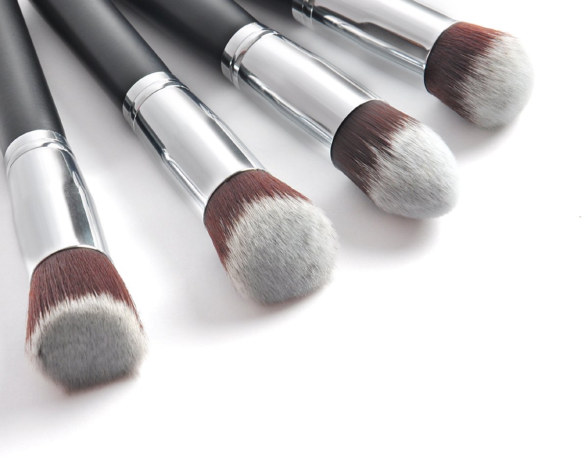 Electric Makeup Brush Cleaner - Automatic Spinner Washer & Dryer with 8 Rubber Collars | Fast Cleaning for All Brush Types | Perfect for Home Salon & Professional Makeup Artists
