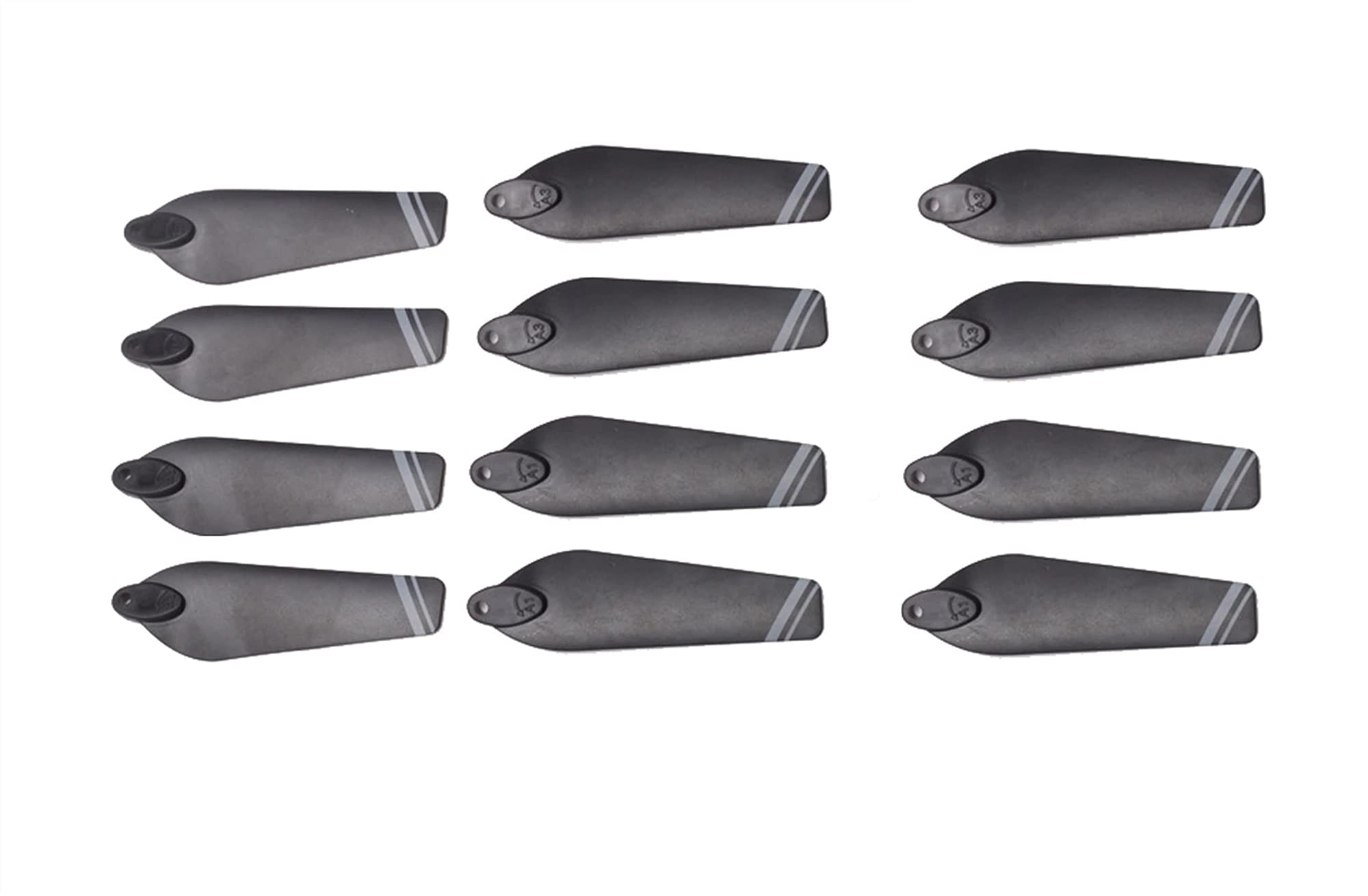 HUANRUOBAIHUO 3-Pack RC Drone Propellers - Compatible with Hubsan KF607 Quadcopter (CW/CCW Blades) - Durable Spare Parts for Smooth Flight - Perfect for Racing, Aerial Photography & FPV Drone Flying