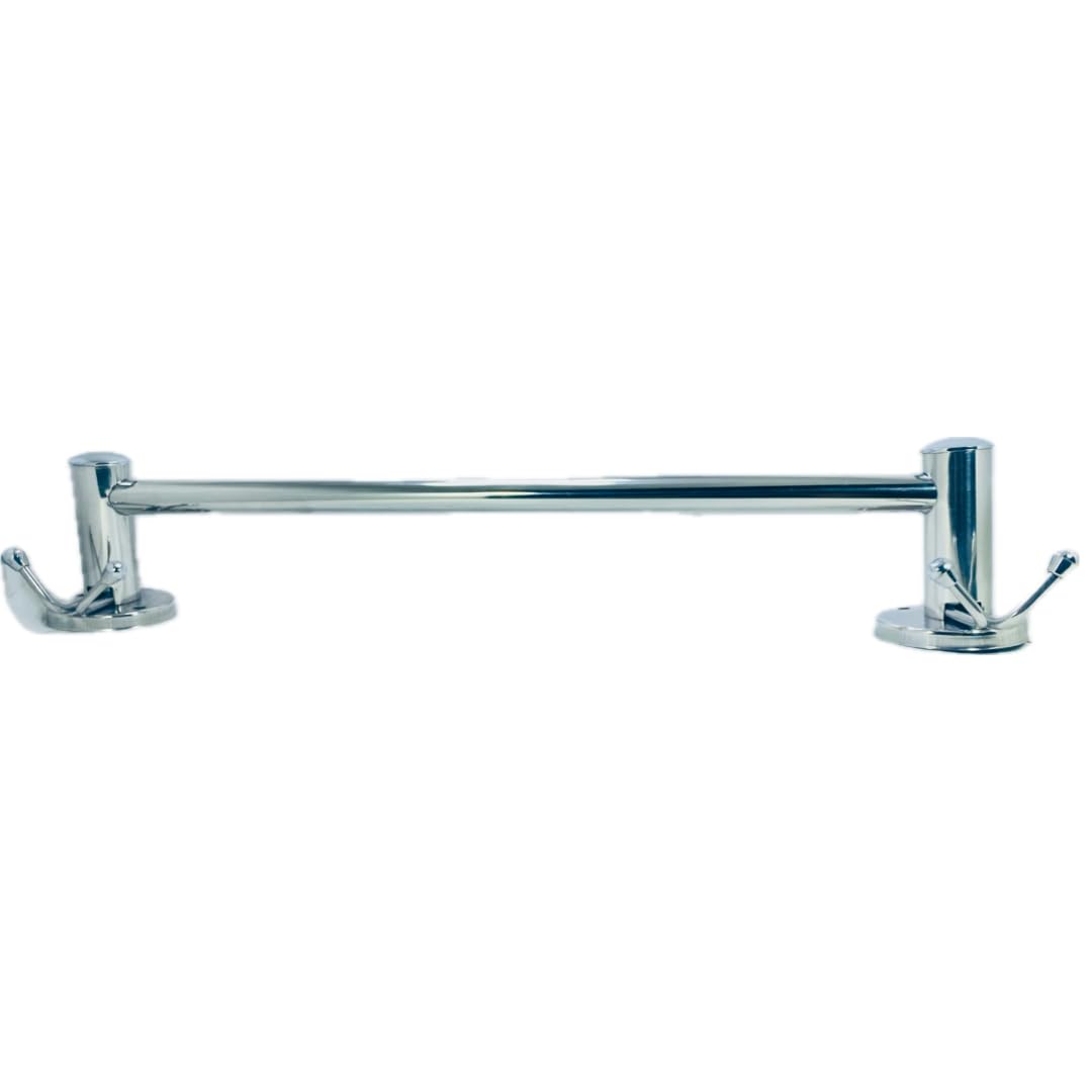 18 Inch Stainless Steel Towel Bar - Bathroom Towel Rack for Hand & Bath Towels, Durable & Rustproof (1 Pack) - Perfect for Bathrooms, Kitchens & Laundry Rooms