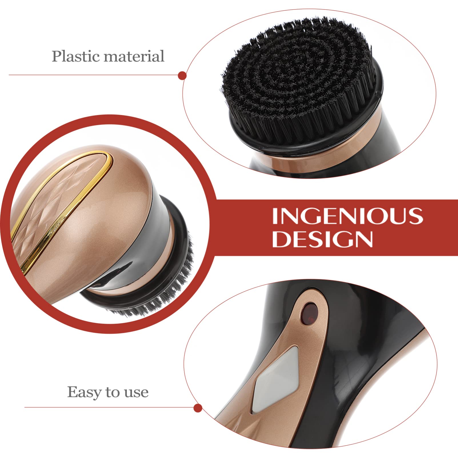 Electric Shoe Polisher & Shine Brush for Leather Shoes - Perfect for Home, Office, and Travel Shoe Care