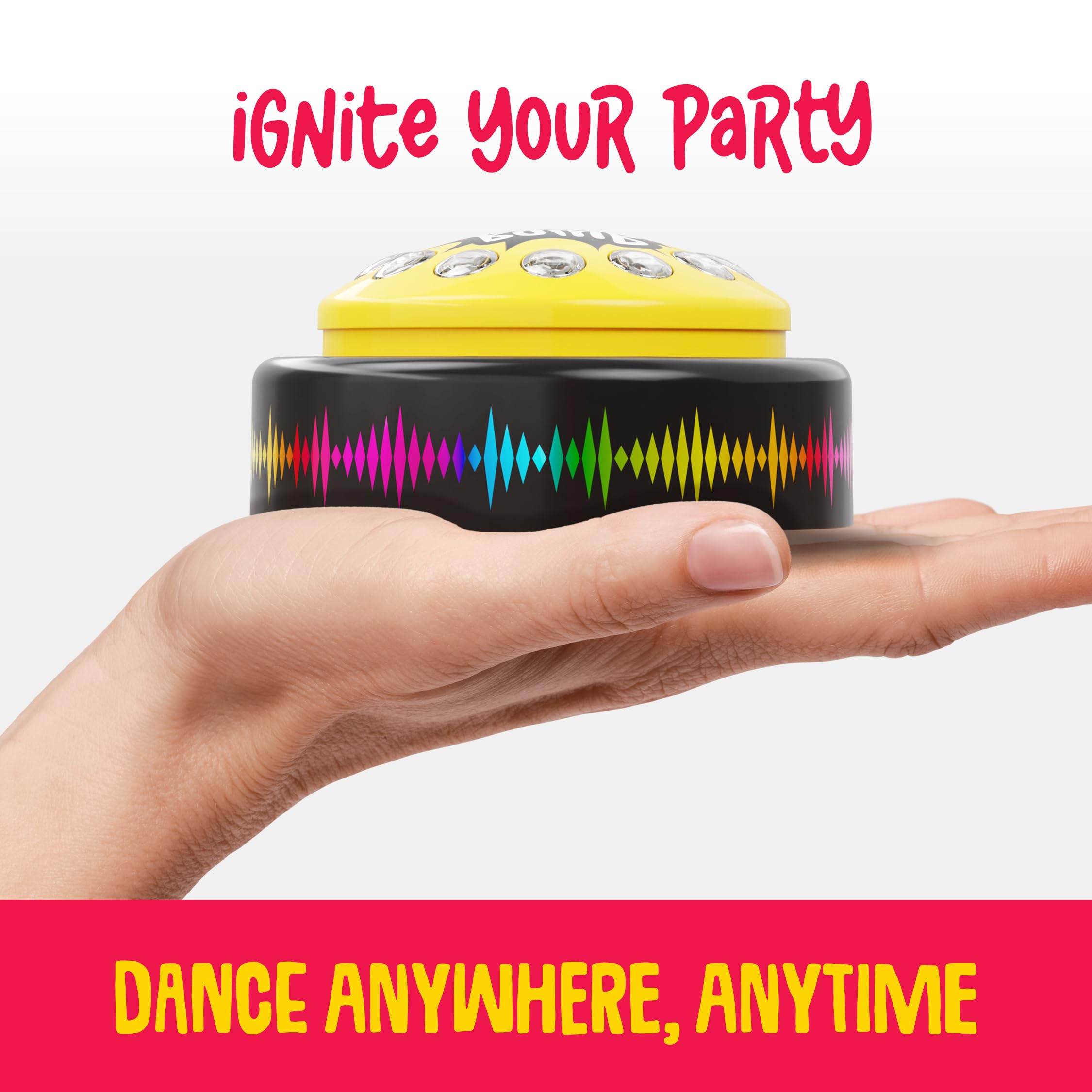 Dance Bomb Party Button - 30 Second Timer - Funny Easter Gifts for Teachers & Coworkers - Classroom Must Haves & Office Desk Accessories - Middle & High School Game Supplies - Cool Gadgets for Parties, Classrooms & Work Gifts