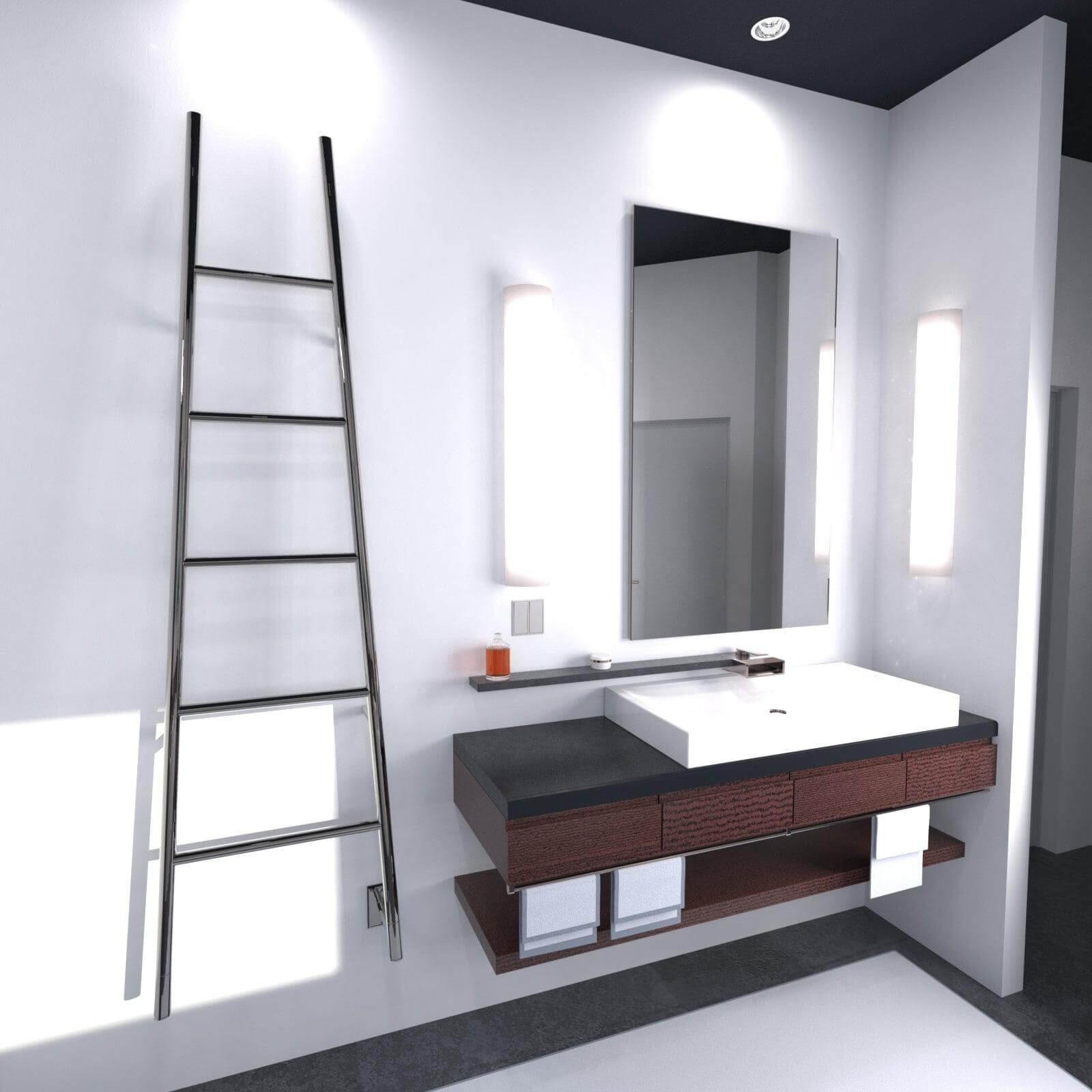 Amba Jeeves Hardwired Ladder Towel Warmer - 20.5