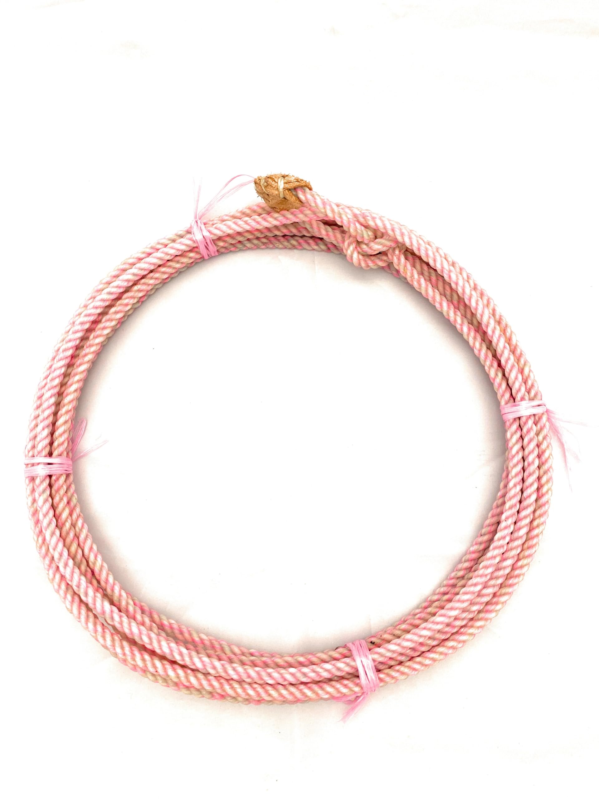 AJ Tack Waxed Nylon Kid Rope - Durable & Waterproof for Horseback Riding, Camping & Outdoor Adventures