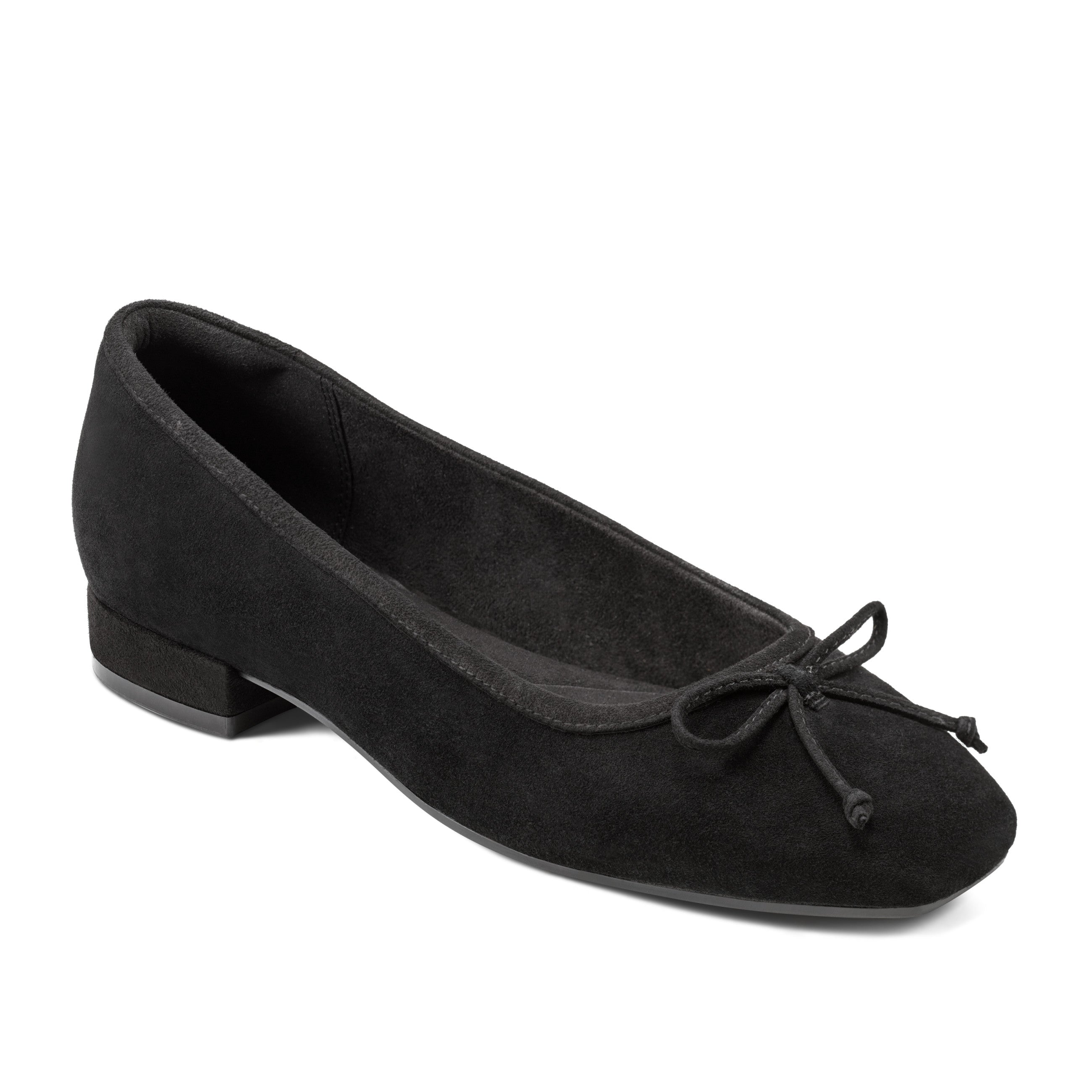 Women's Sadie Square Toe Slip-On Ballet Flats - Comfortable Dress Shoes for Work, Office & Casual Outfits