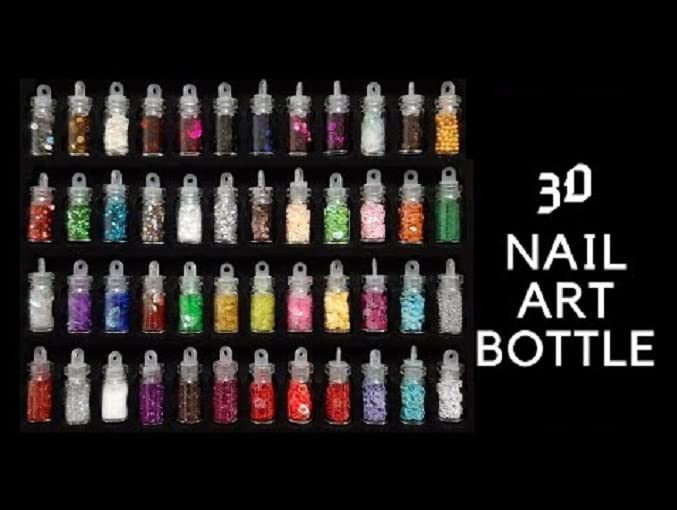 Elecsera 48 Bottles Nail Art Kit - Multicolor Nail Polish Set for DIY Manicure, Salon & Home Nail Care, Perfect for Parties, Weddings & Gifts