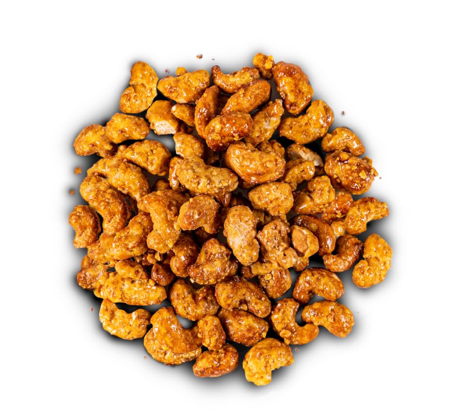 Sunburst Snacks Honey Roasted Whole Cashew Nuts 1kg (35.2oz) - Crunchy & Sweet Healthy Snack for Office, Travel, and Party Sharing