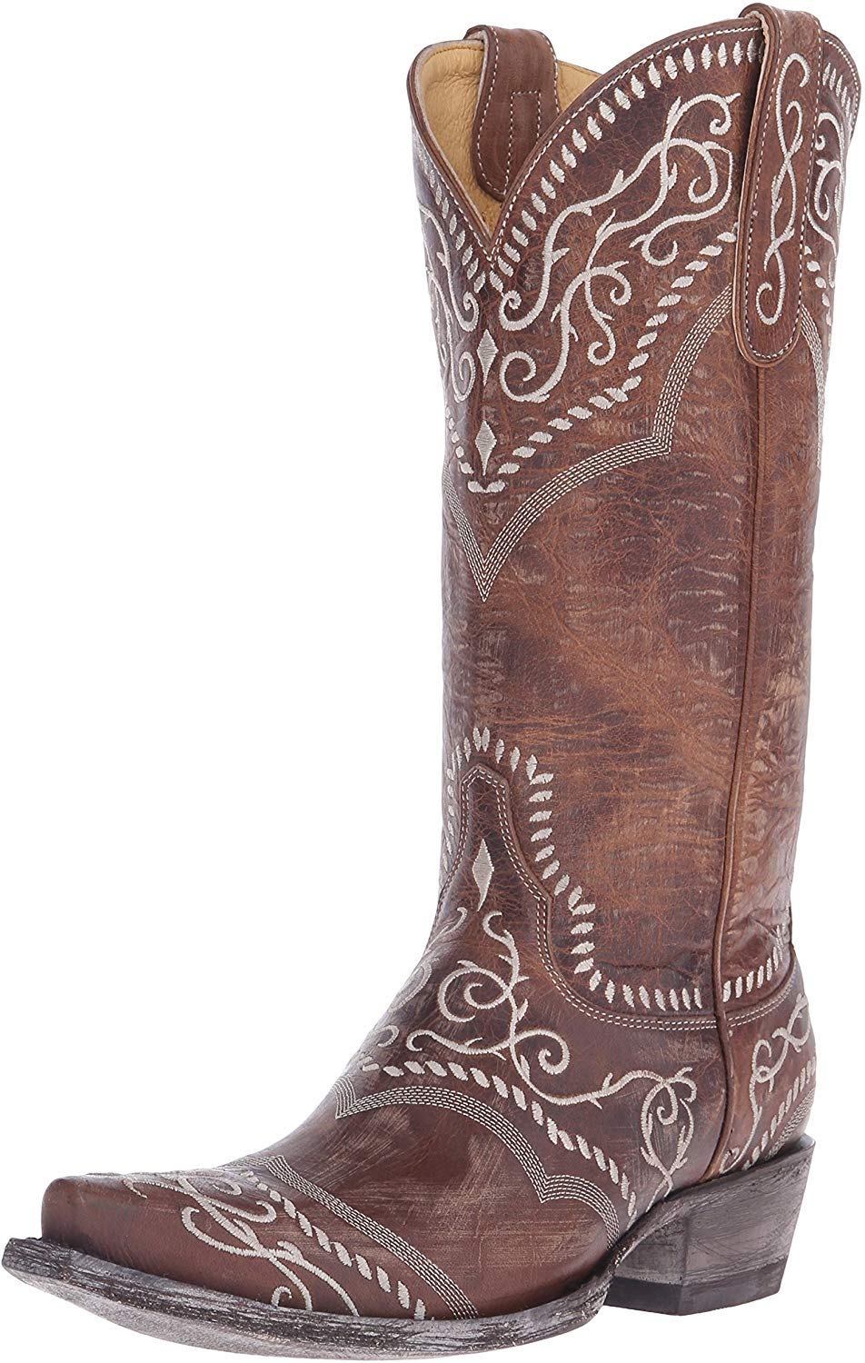 Old Gringo Women's Sintra Western Boots - Genuine Leather Cowgirl Boots with Embroidered Design for Country Dancing, Rodeo & Western Fashion