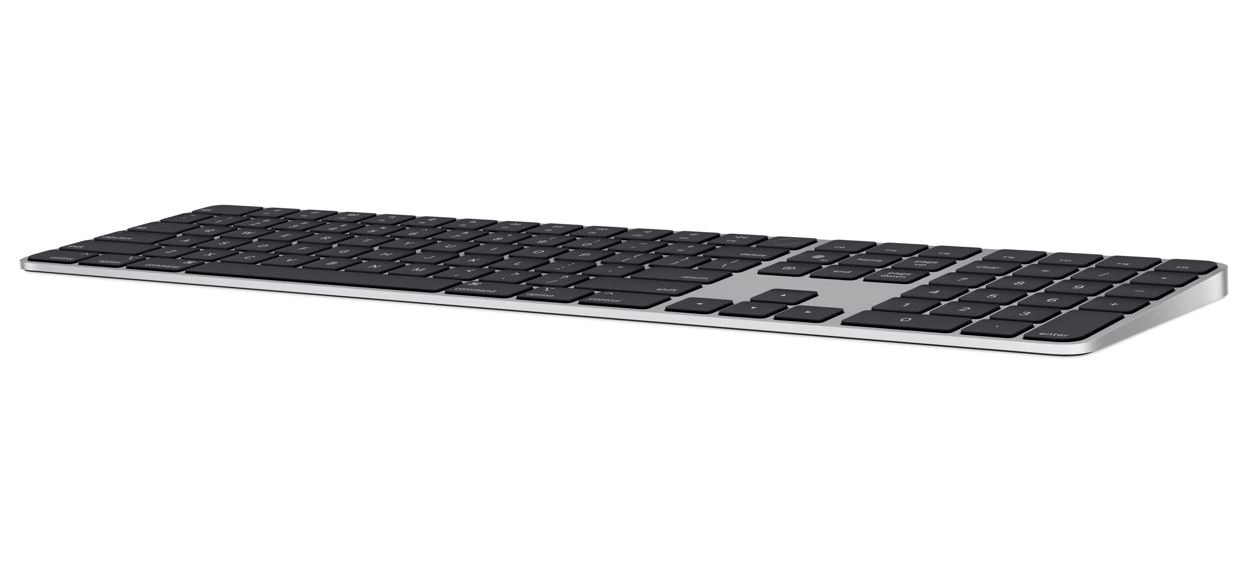 Apple Magic Keyboard with Touch ID & Numeric Keypad - US English Layout - Black Keys (Renewed) for MacBook Pro/Air & iMac - Perfect for Office Work, Coding & Creative Projects