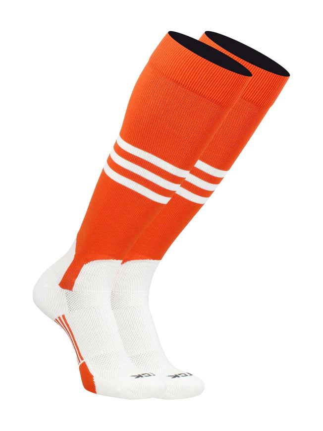 TCK Baseball Stirrup Socks with Stripes Pattern - Comfortable Athletic Socks for Baseball Players - Perfect for Training, Games & Sports Performance