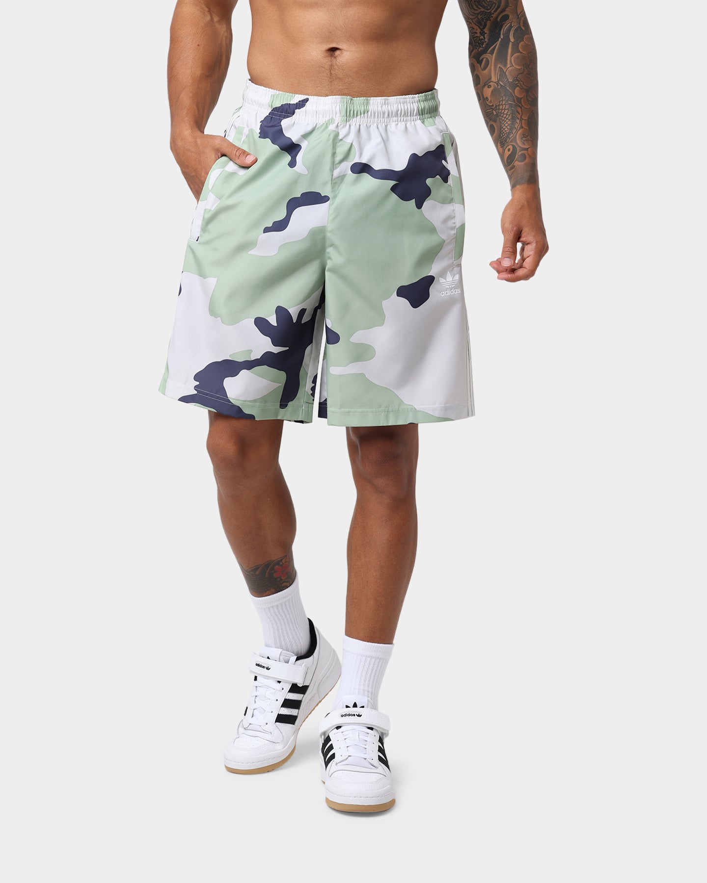 Adidas Men's Graphics Camo Shorts - Orbit Grey | Comfortable Athletic Running Shorts for Gym, Workout & Casual Wear