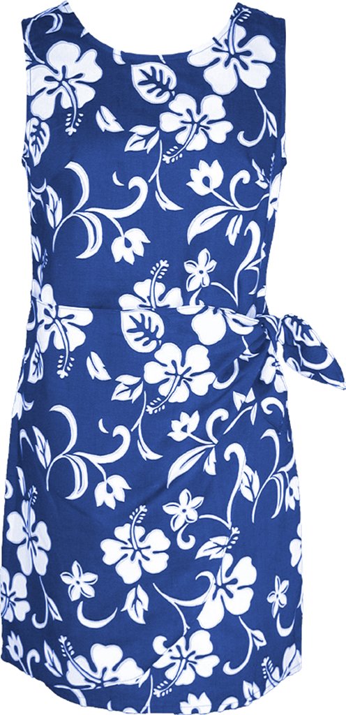 RJC Women's Hibiscus Print Pareo - Hawaiian Sarong Wrap Dress for Beach, Pool & Summer Vacations | Lightweight & Stylish Cover-Up