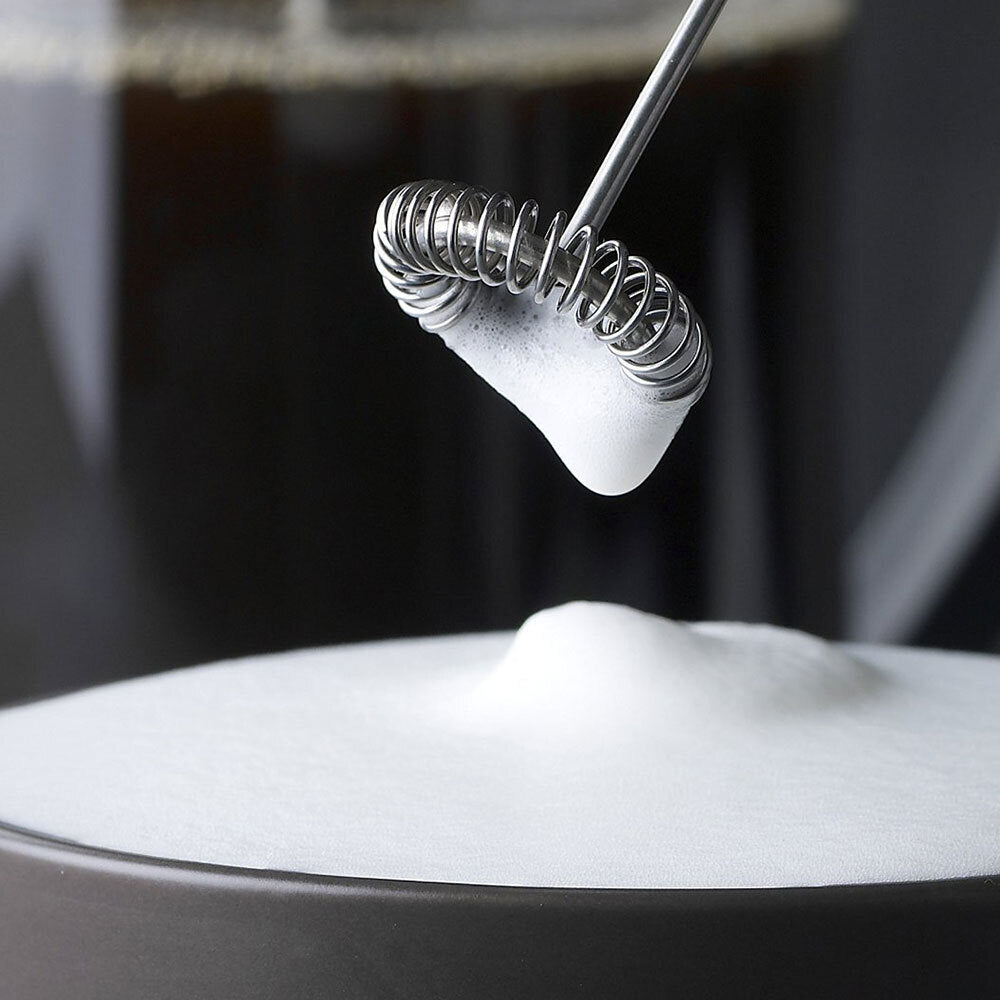 Aerolatte Mooo Steam-Free Milk Frother - Handheld Electric Whisk for Perfect Cappuccino, Latte & Hot Chocolate at Home or Office