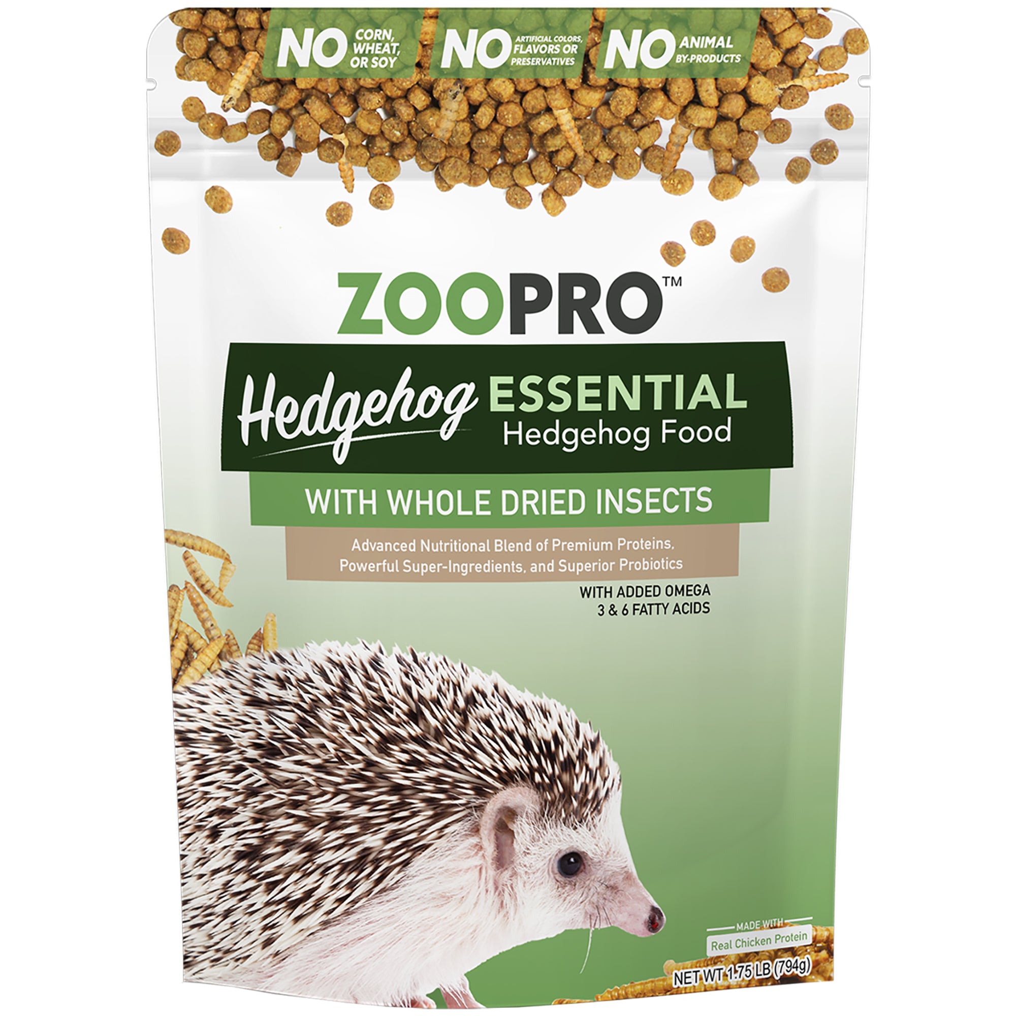 Premium ZooPro Hedgehog Food - Natural & Nutritious Diet for Pet Hedgehogs - Ideal for Daily Feeding & Health Maintenance