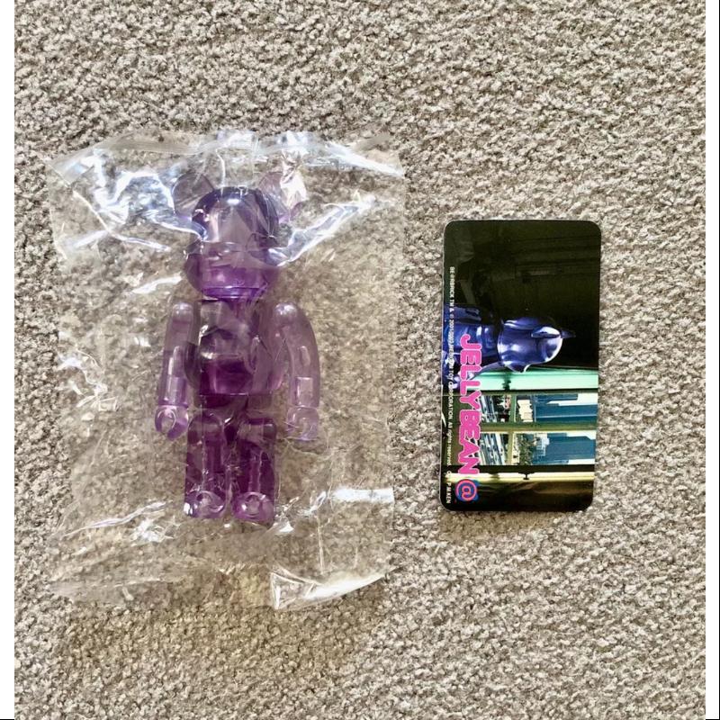 Bearbrick Series 7 JELLYBEAN 100% Collectible Vinyl Art Toy - Limited Edition Designer Figure for Display & Collection - Perfect for Home Decor, Office Display, and Pop Culture Enthusiasts