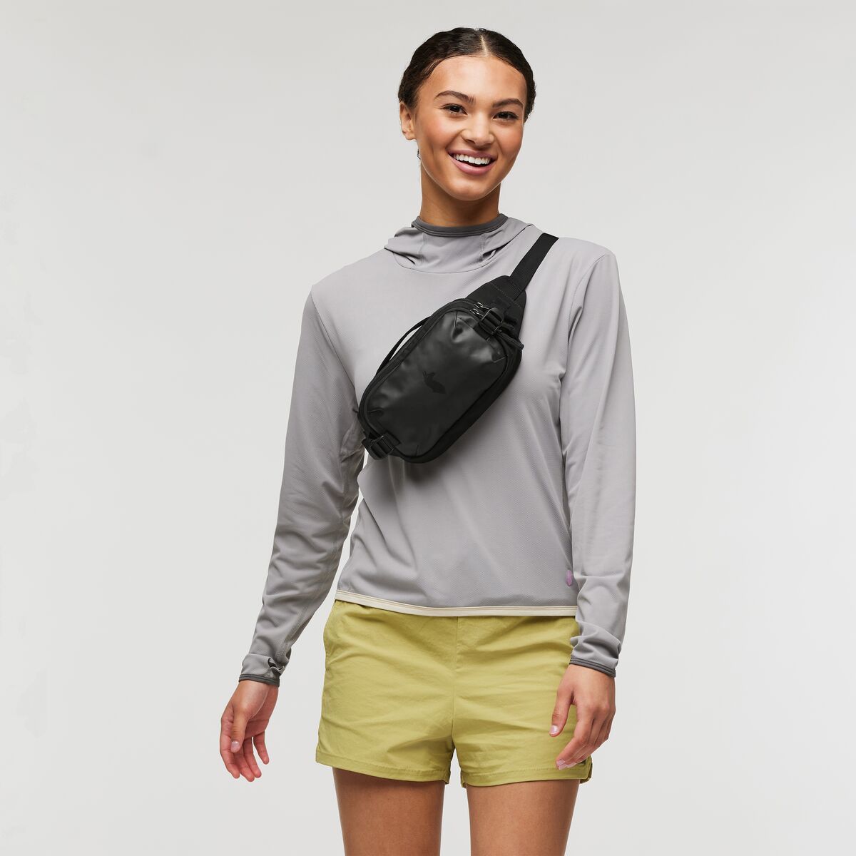Cotopaxi Allpa X 1.5L Hip Pack - Water-Resistant Waist Bag for Travel, Hiking & Everyday Use - Black