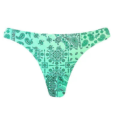 Mint Green Bali Brazilian Classic Thong Bikini Bottom - Sexy Swimwear for Beach, Pool & Vacation | Women's Comfortable & Stylish Bikini Bottoms