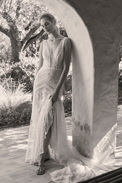 BHLDN Rish Lola Gown - Elegant Wedding Dress for Brides | Perfect for Beach, Garden & Formal Weddings