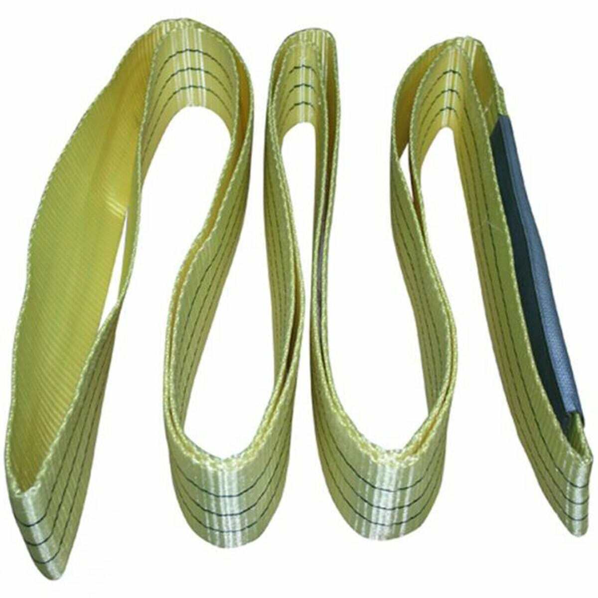 Aardwolf Heavy-Duty Endless Webbing Sling 3-Ton Capacity (Pair) - Perfect for Towing, Lifting & Construction Work
