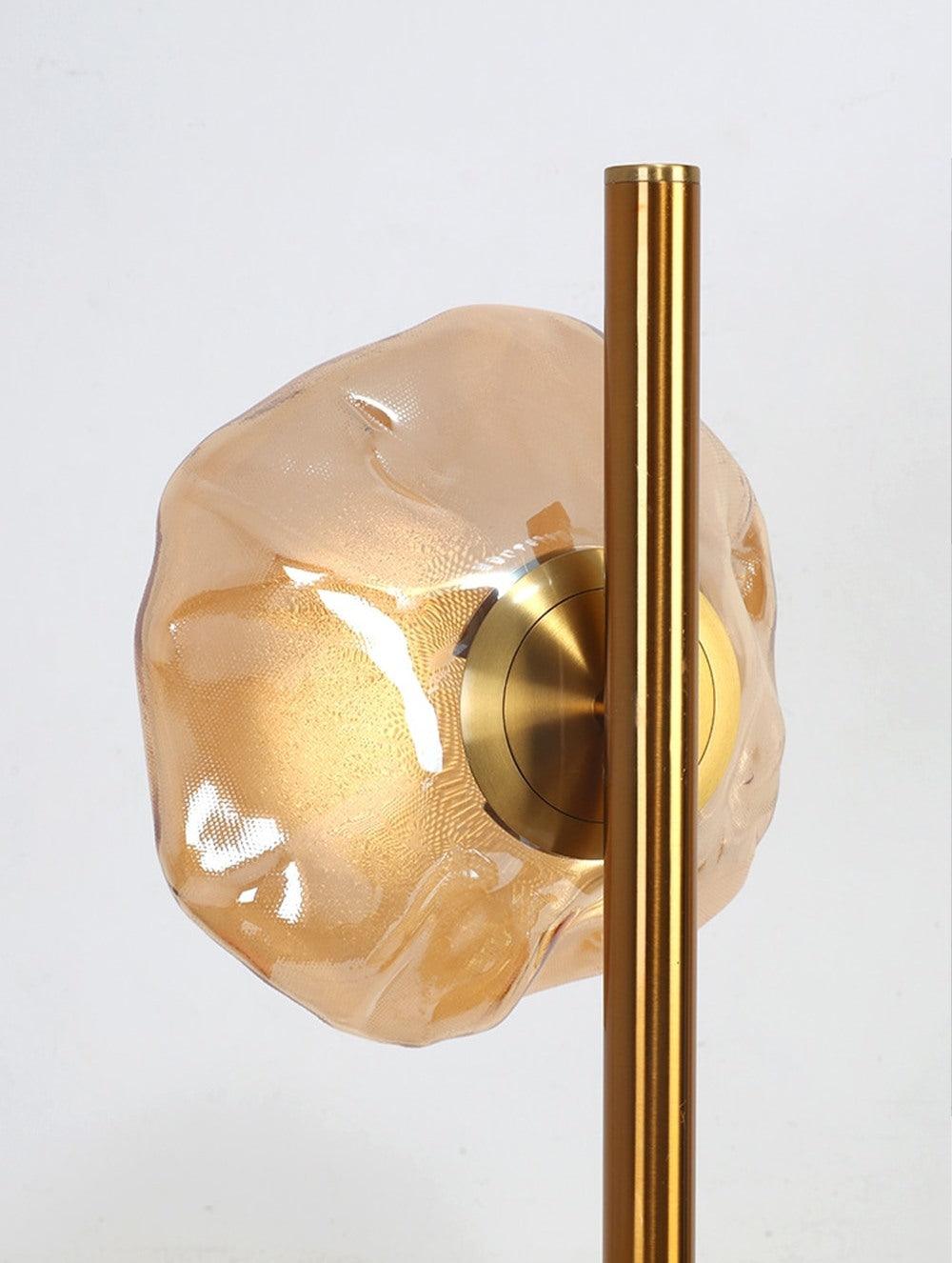 Elegant Glass Petals Table Lamp - Modern Home Decor for Bedroom, Living Room & Office - Soft Ambient Lighting for Relaxation & Reading