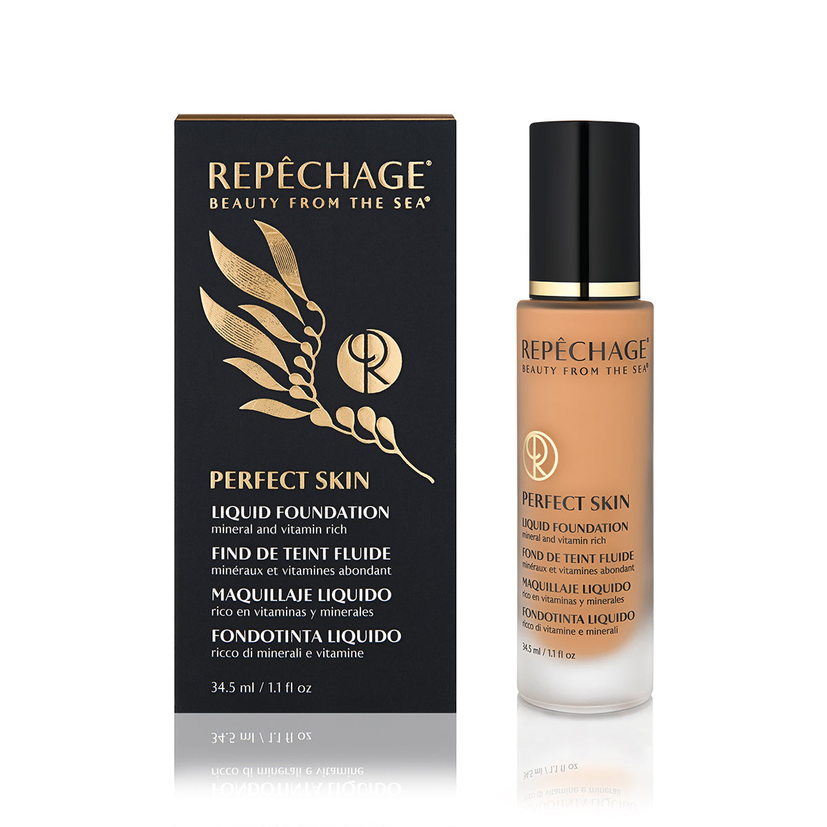 Perfect Skin Liquid Foundation - Golden Tone (PS5N) | Flawless Coverage & Natural Glow for Everyday Wear & Special Occasions