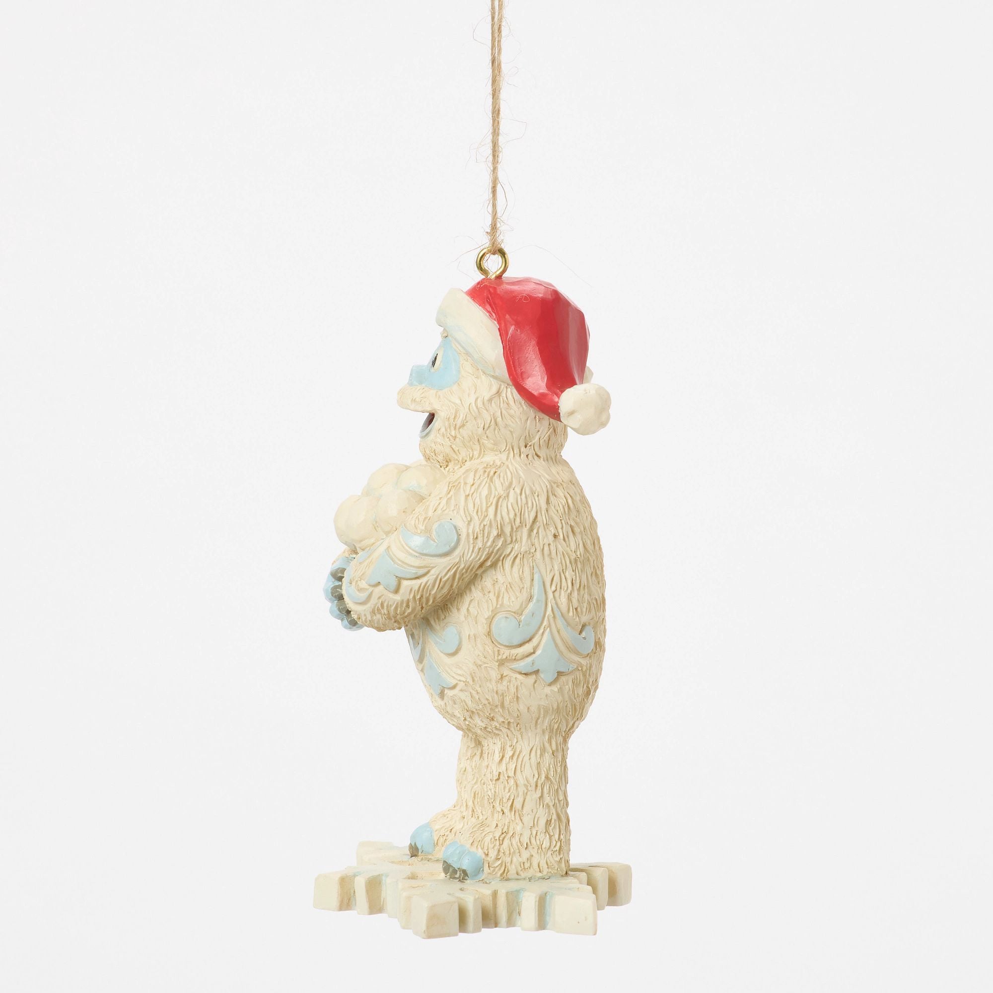 Bumble on Snowflake Handmade Ornament - Unique Christmas Tree Decor for Holiday Home & Party Decorations