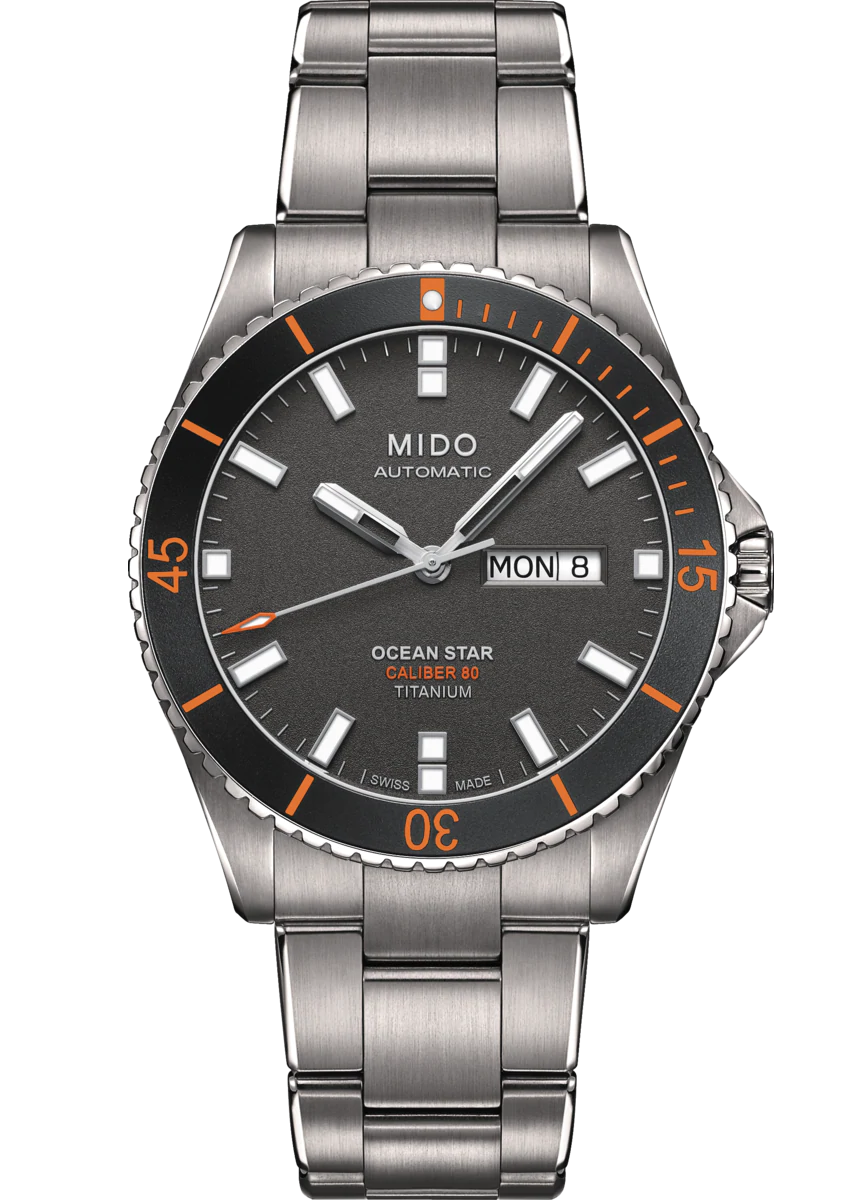 Mido Ocean Star 200 Automatic Diving Watch for Men - Waterproof Luxury Chronometer - Perfect for Scuba Diving, Swimming & Outdoor Adventures