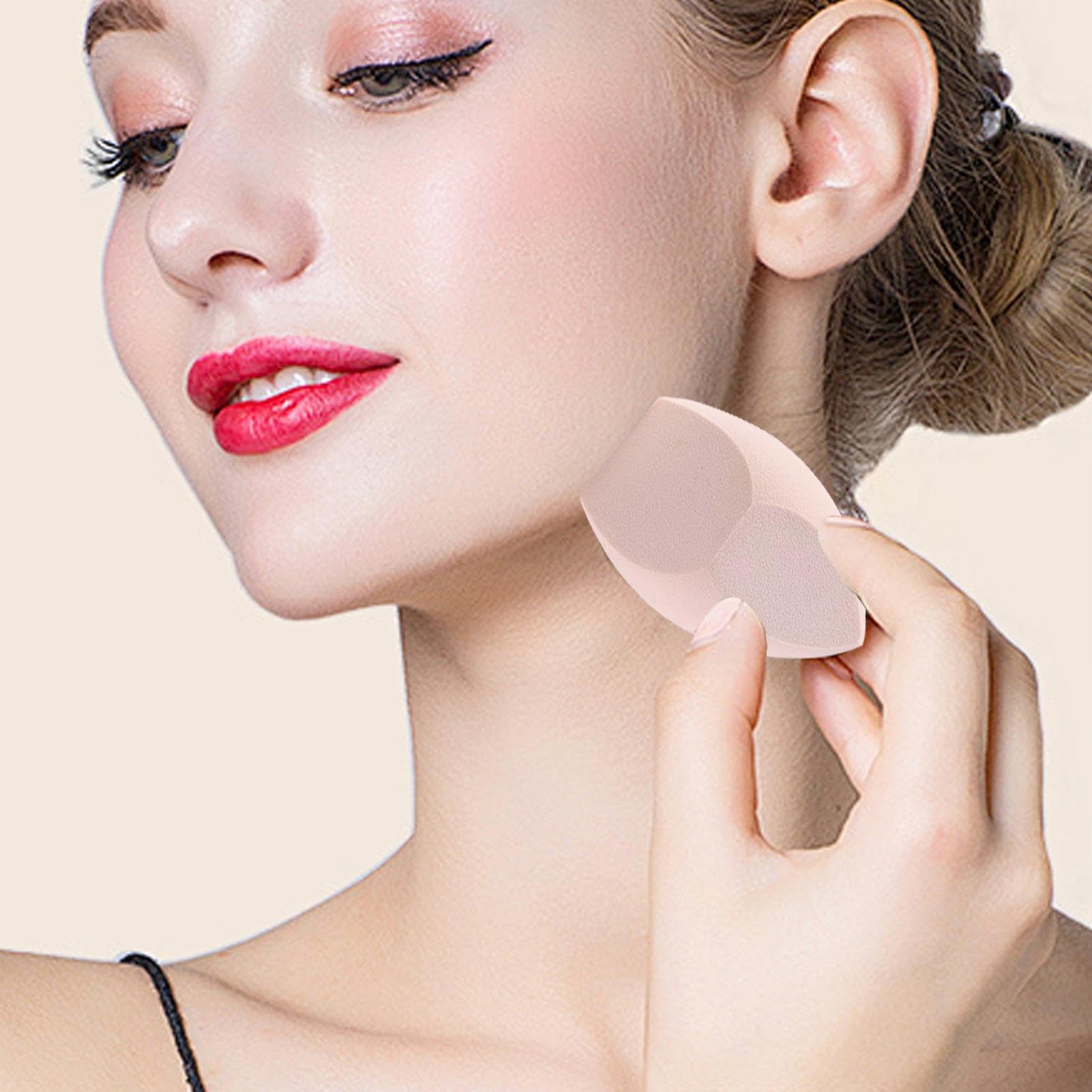 Premium Beauty Blender Sponge - Soft Makeup Sponge for Flawless Foundation & Concealer Application | Long-Lasting Cosmetic Blender | Ideal for Liquid, Cream & Powder Makeup | Perfect for Daily Use & Professional Makeup Artists