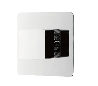 DAX 1050 SQ CR Square Concealed Valve Thermostatic Mixer - Chrome Finish for Bathroom & Shower Faucet Installation