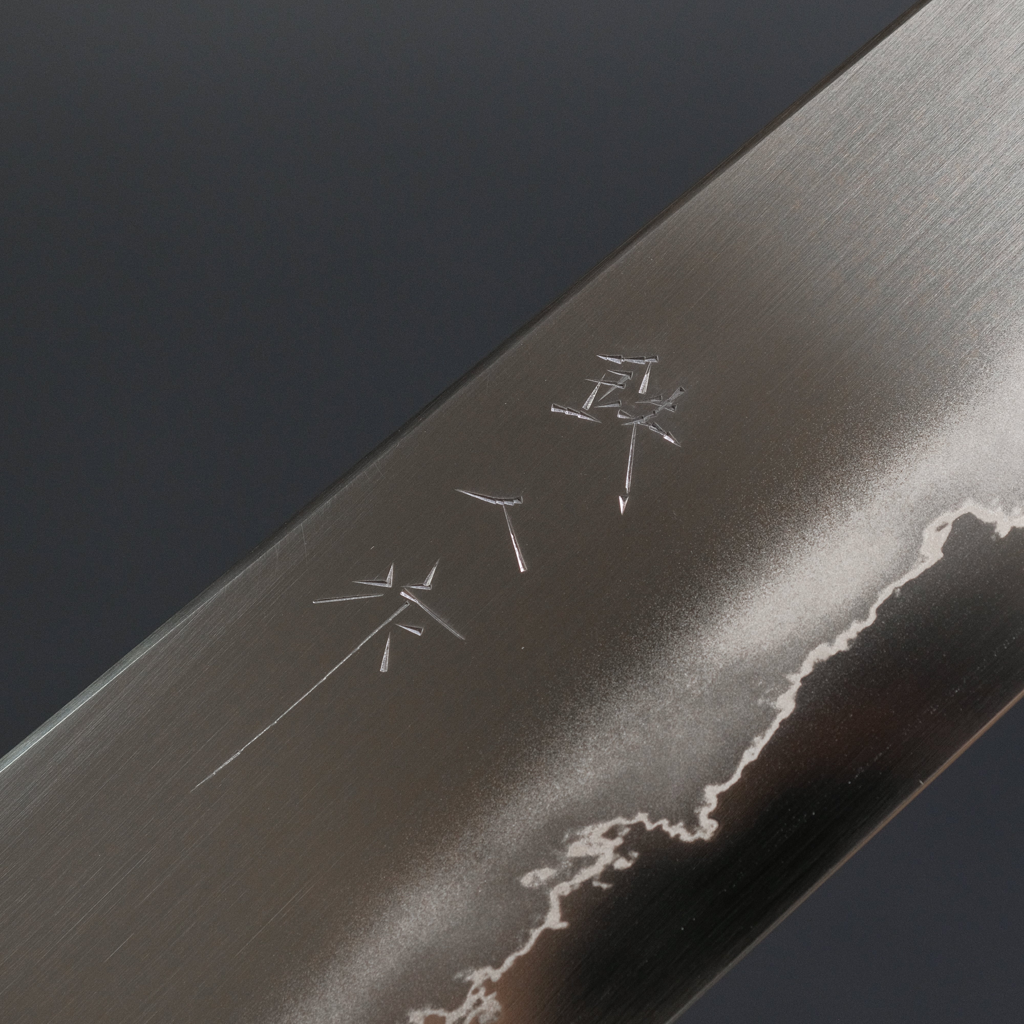 Tetsujin Silver #3 Ukiba Gyuto 240mm Japanese Chef Knife with Taihei Makassar Ebony Handle - Perfect for Sushi, Meat Cutting & Professional Kitchen Use