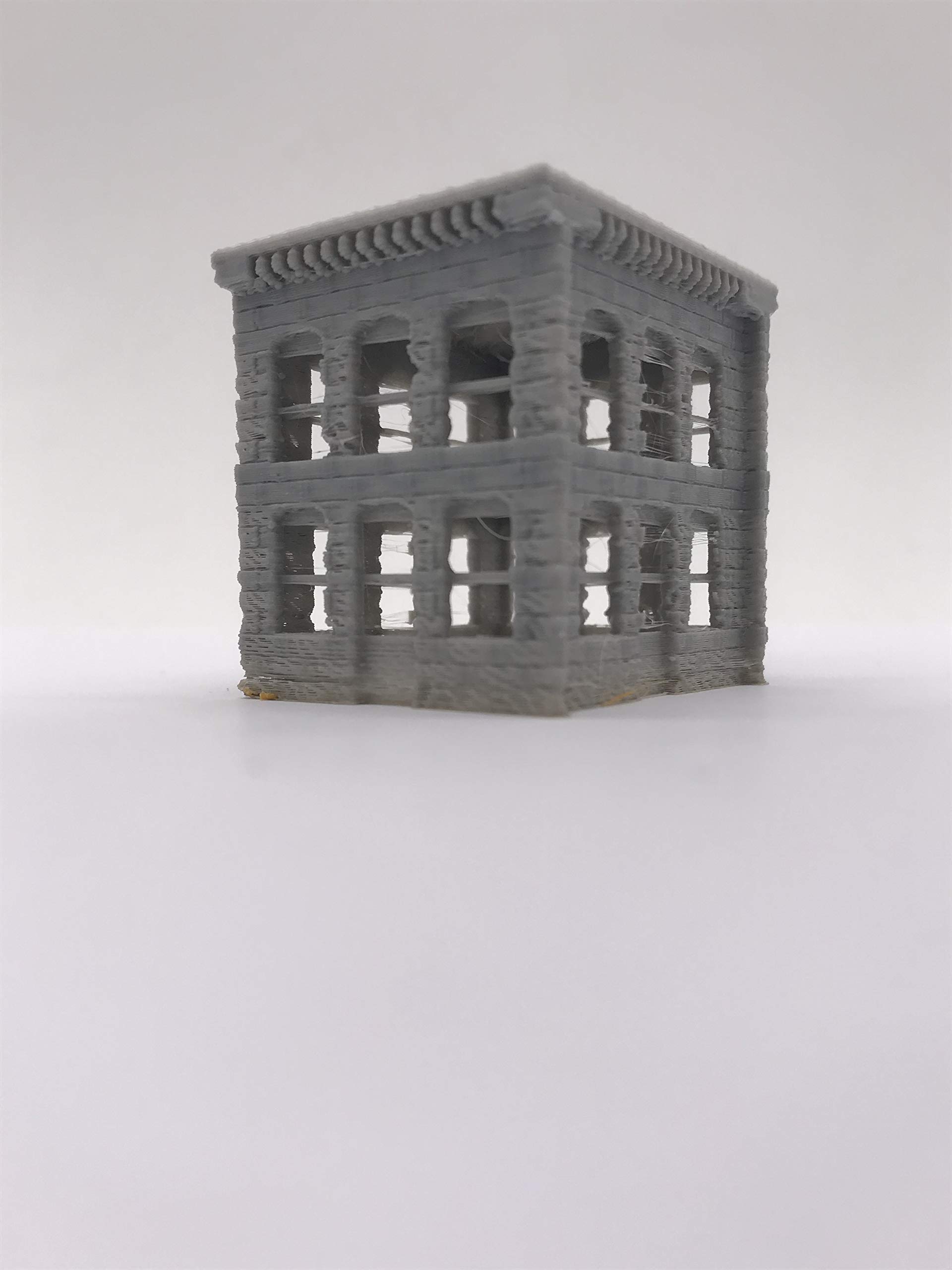 1:35 Scale 3D Printer Model Kit - Z Scale Railway Layout Building Miniatures, Stone Story Scenery for Model Train Enthusiasts | Perfect for Dioramas, Train Displays & Collectors