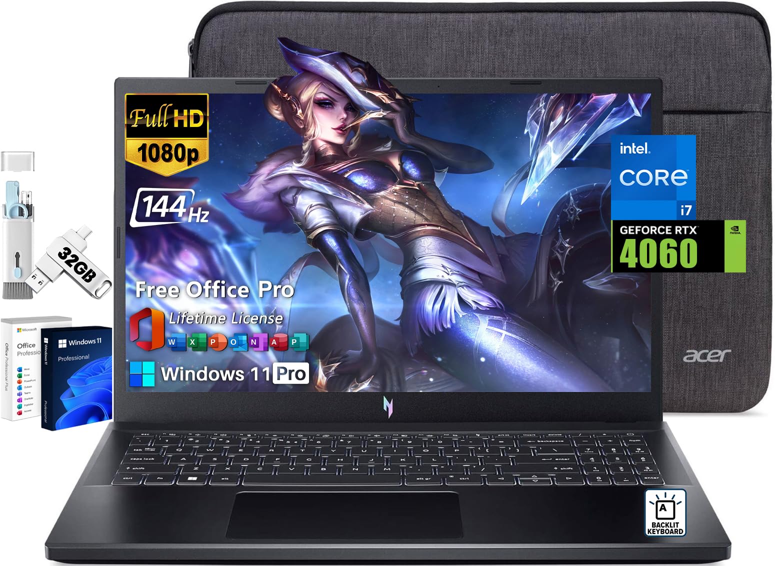 Acer Nitro V 15 Gaming Laptop - 15.6