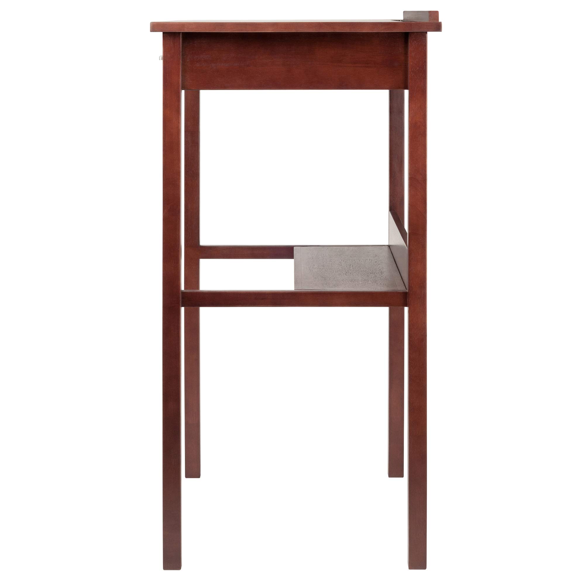 Walnut Winsome Ronald High Desk for Home Office & Study
