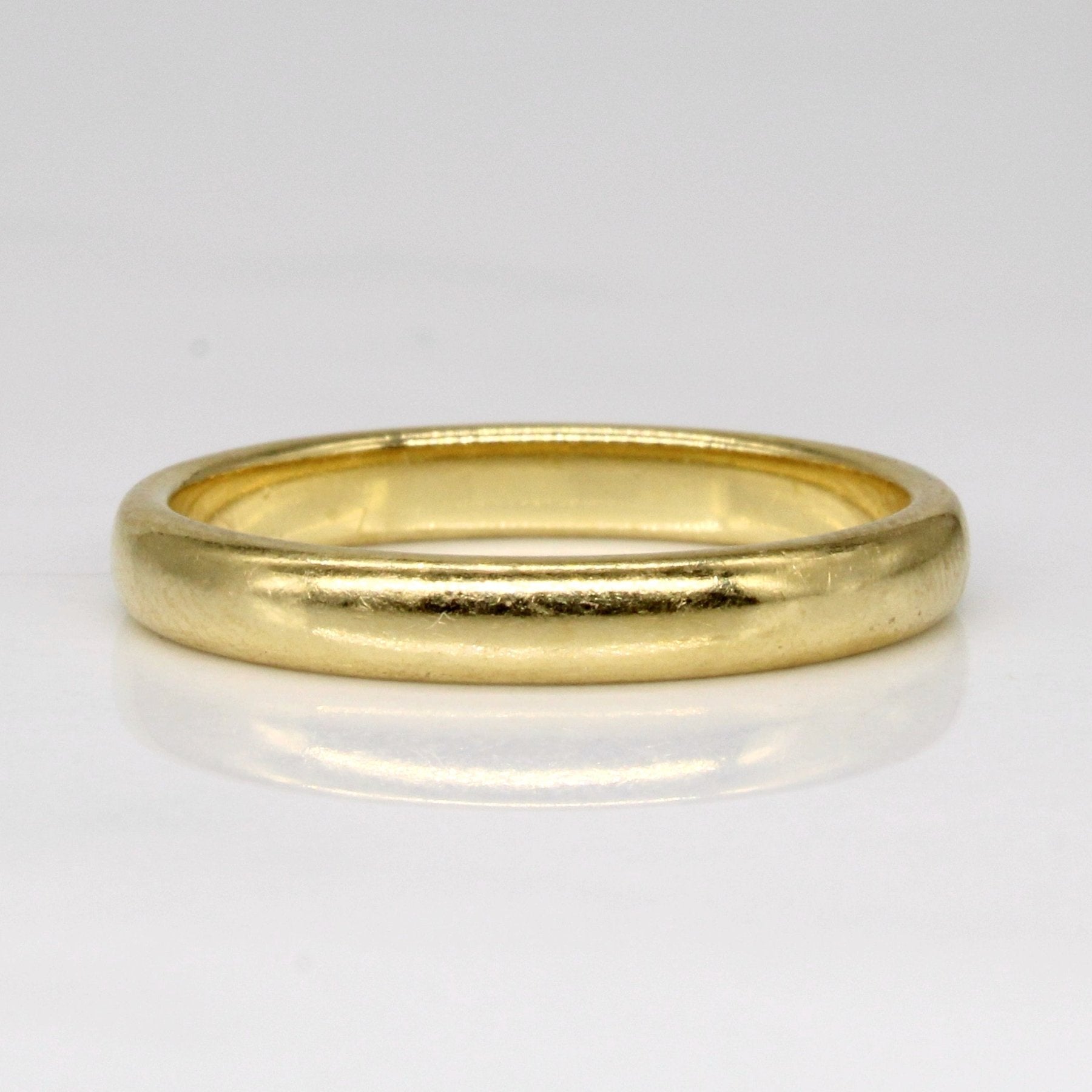 Tiffany & Co 18k Yellow Gold Wedding Band Ring for Women - Size 8.25 - Perfect for Engagement, Anniversary & Special Occasion Gifts