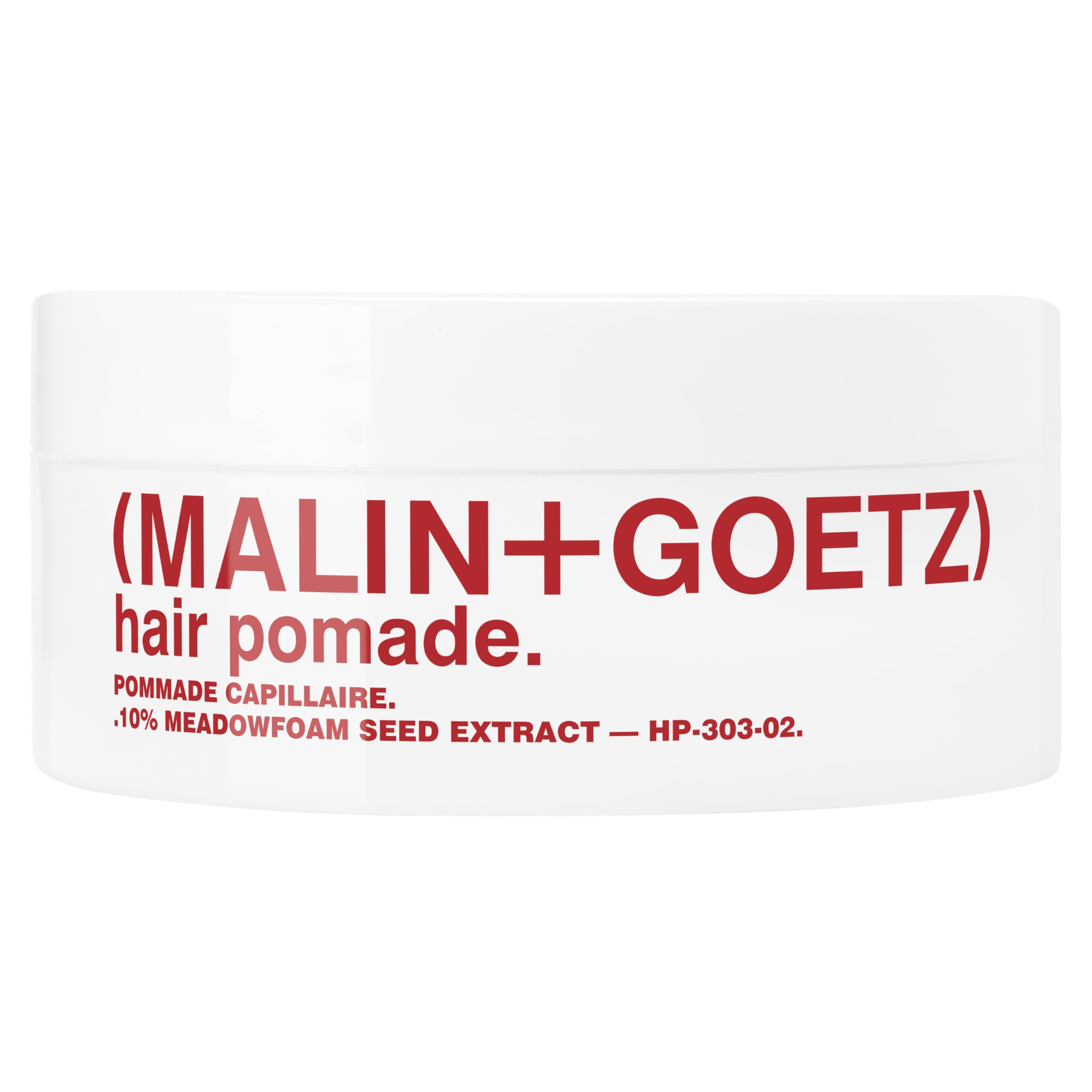 Malin + Goetz Hair Pomade 2 oz - Lightweight Styling Wax for Men & Women with All-Day Hold | Natural Fragrance & Color | Vegan & Cruelty-Free | Perfect for Sleek Looks, Textured Styles & Everyday Grooming
