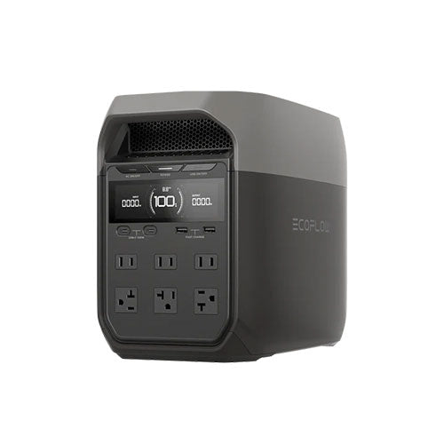 EcoFlow DELTA 3 Portable Power Station 3000W | Solar Generator for Camping, RV & Home Backup | Fast Charging, 3600Wh Capacity, 6 AC Outlets