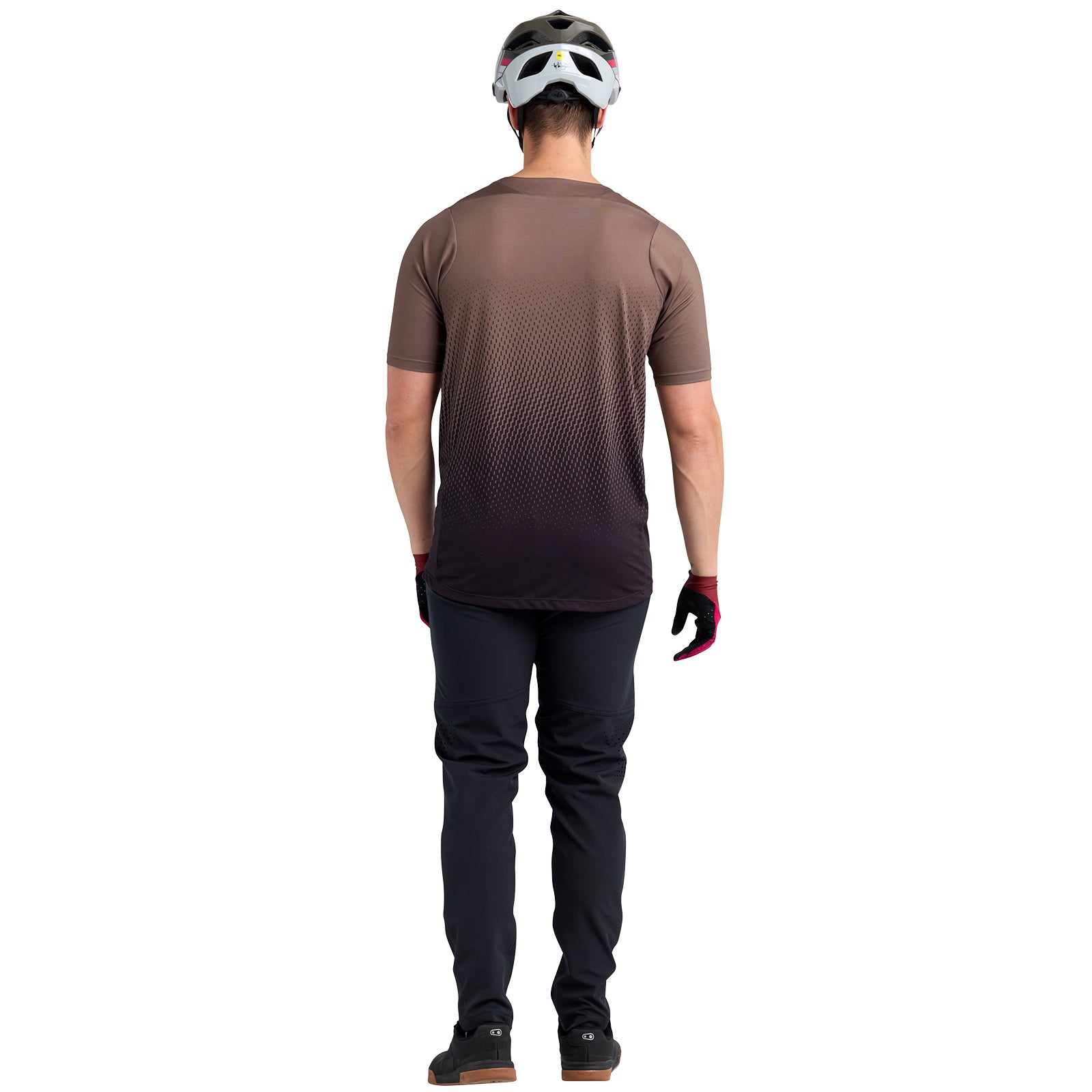 Skyline SS Jersey Buzzed Olive - Men's Performance Athletic Shirt for Running & Gym Workouts - Lightweight & Breathable Fabric