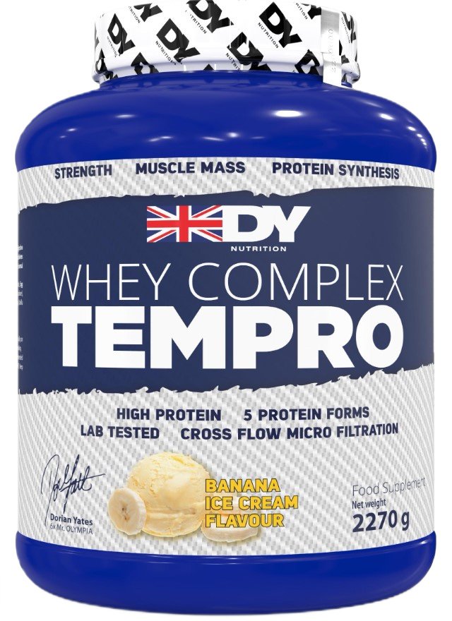 Dorian Yates Whey Complex Tempro Protein Powder - 2270g (5 lbs) for Muscle Growth & Recovery | Post-Workout & Meal Replacement Shake