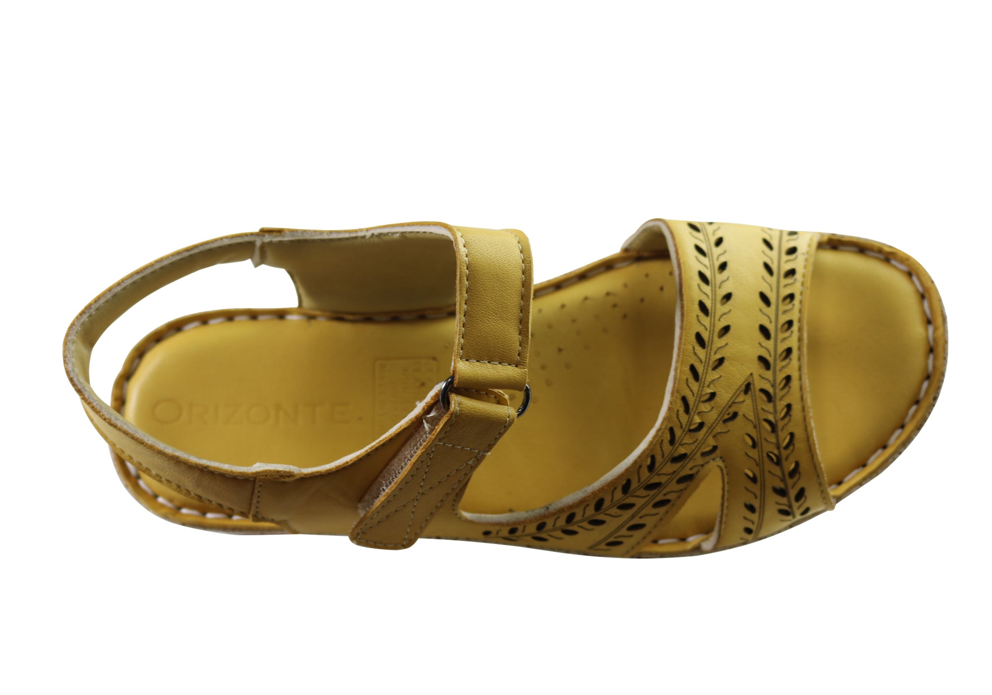 Orizonte Blanche Women's Comfortable Leather Sandals - European Style Summer Casual Shoes for Walking, Travel & Beach Vacations