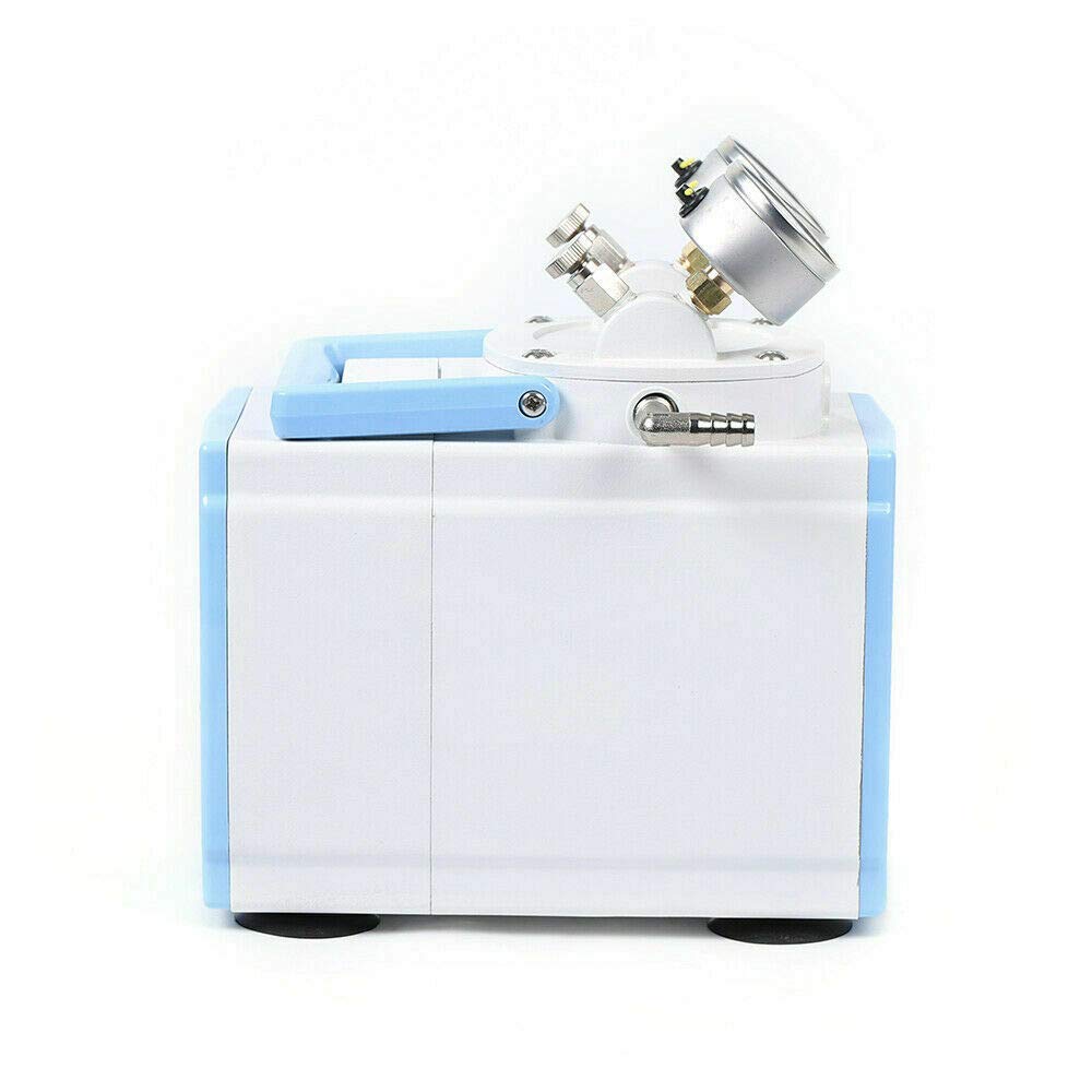 Oil Free Diaphragm Vacuum Pump 160W 110V - 30L/min High Flow Lab Oilless Pump with Adjustable Pressure for Vacuum Filtration, Scientific Experiments & Medical Applications