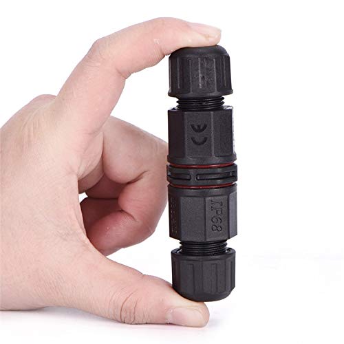 Waterproof 3 Pin Outdoor Plug Socket - IP67 Electrical Connector for Garden & Pool Use