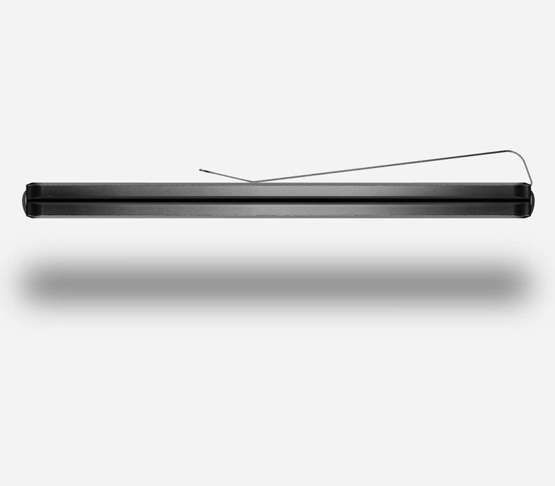 Slim Matte Black Titanium Minimalist Wallet with Money Clip - RFID Blocking, Ultra Thin & Lightweight for Men - Perfect for Travel, Business & Everyday Carry