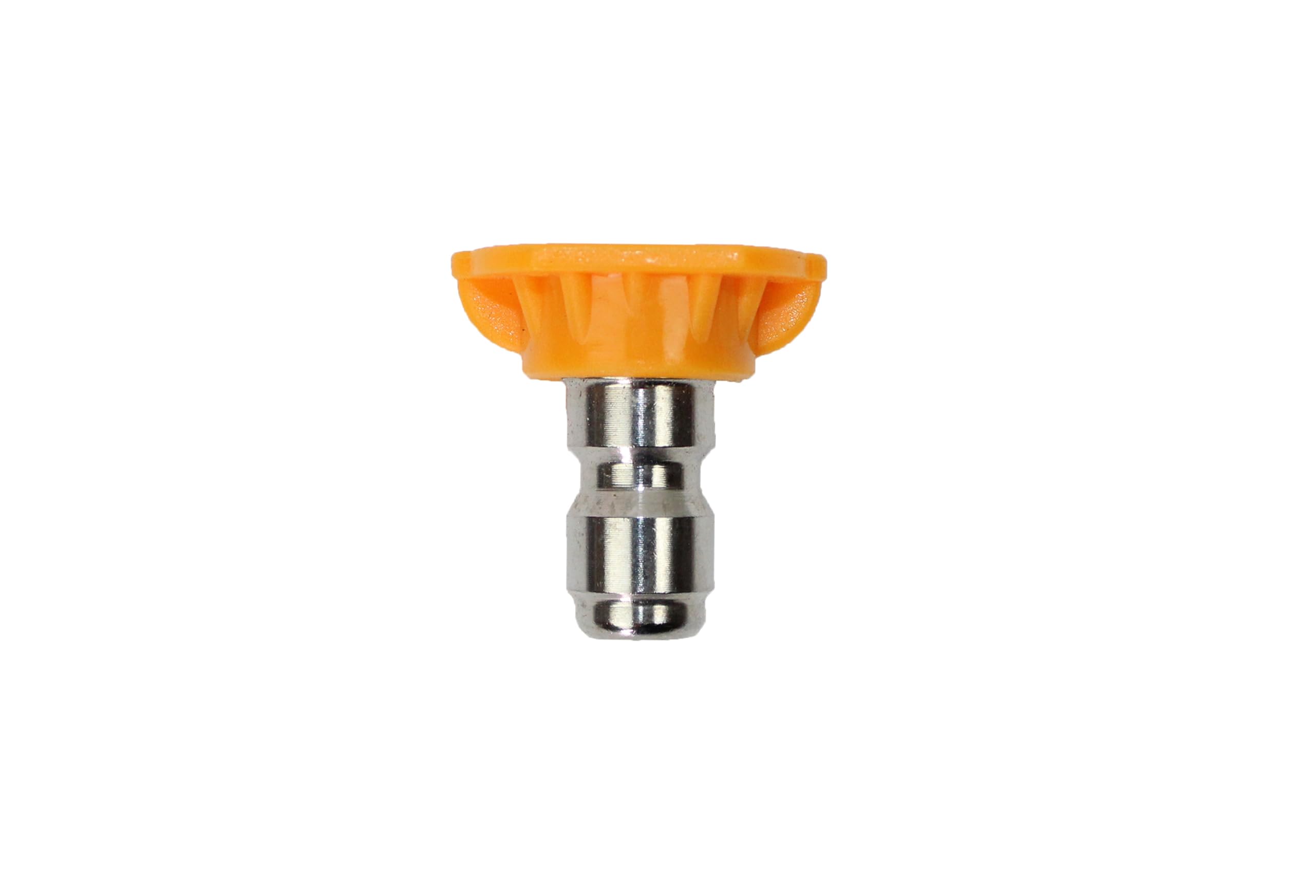 Universal Generator Parts Orange 15° Pressure Washer Nozzle - High Pressure Cleaning for Driveways, Decks, Patios & Outdoor Surfaces